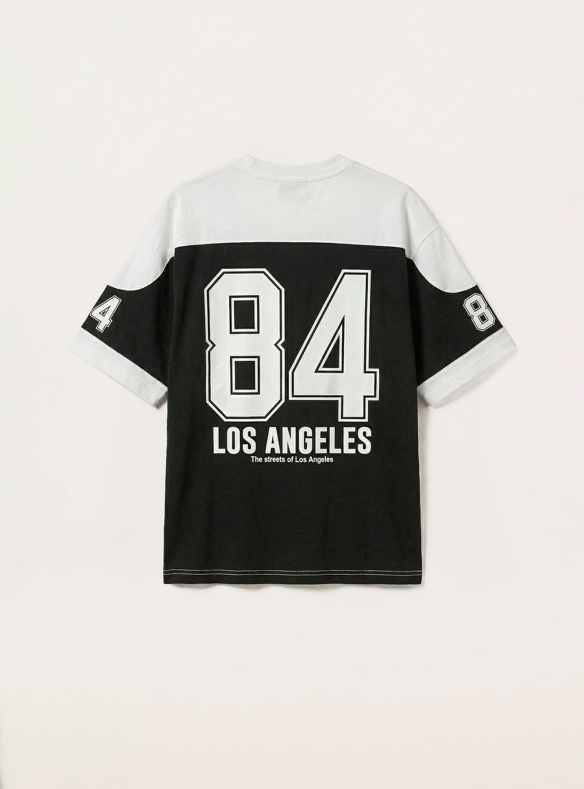 T-shirt con stampa numero, BK1 BLACK