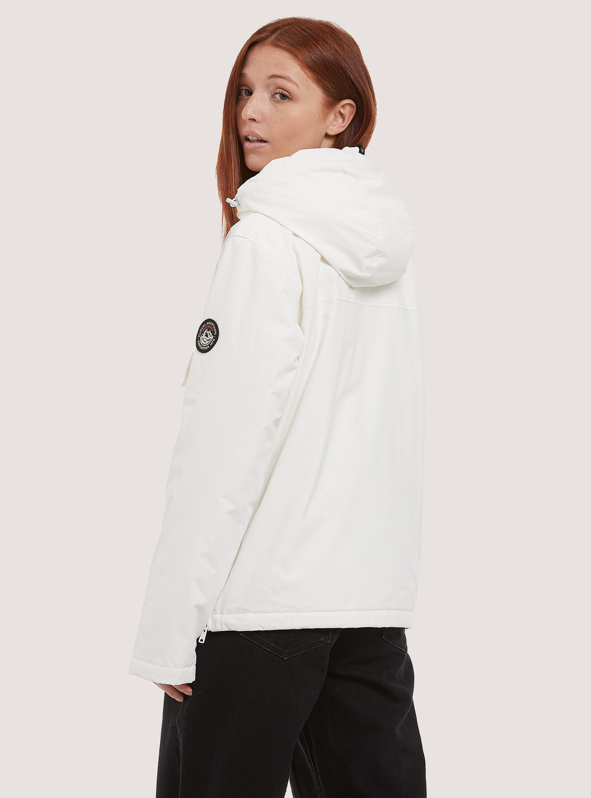 Anorak jacket with recycled padding, WH2 WHITE