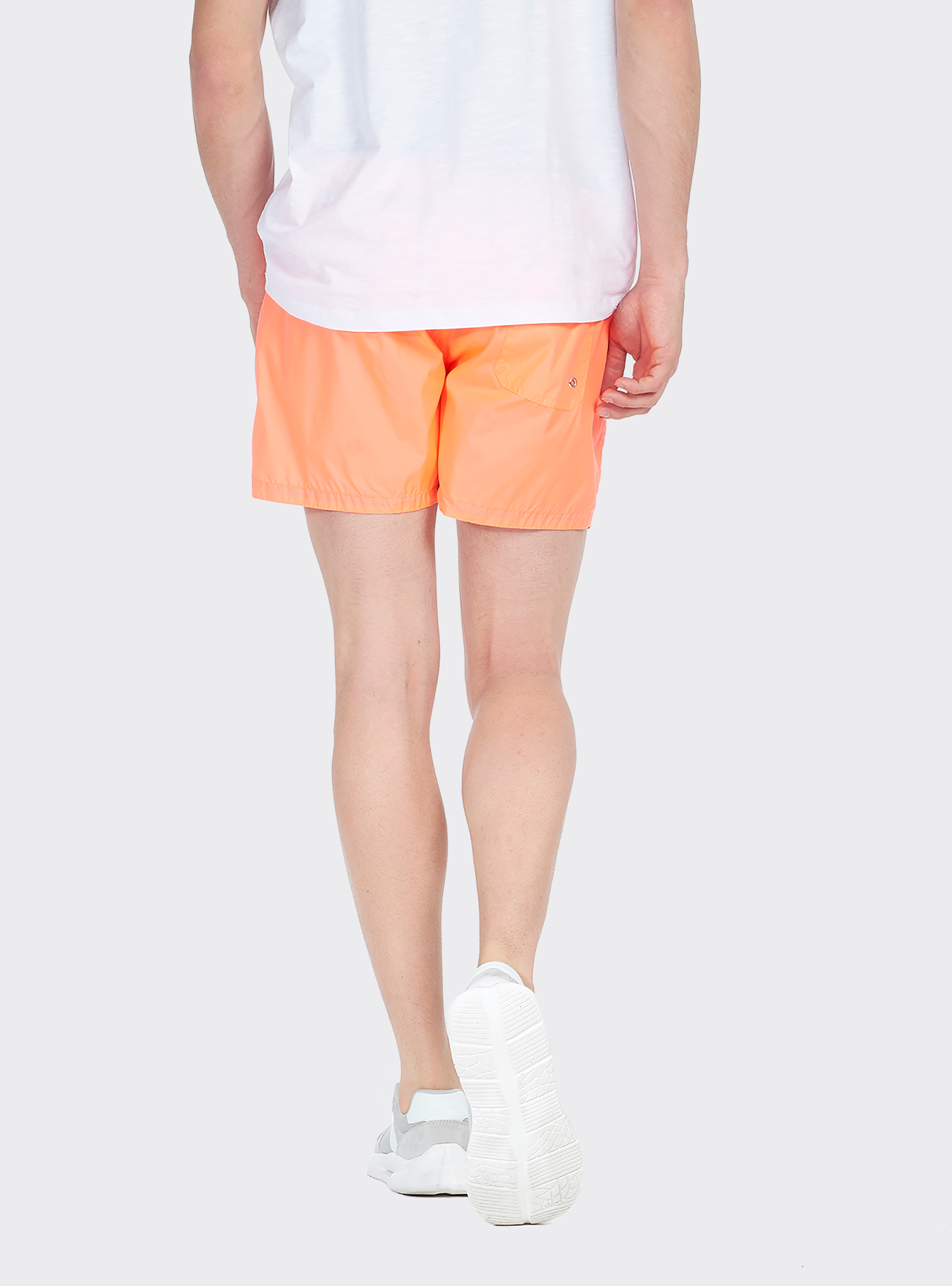 Costume con logo ricamato e cordino a contrasto, C3370 ORANGE