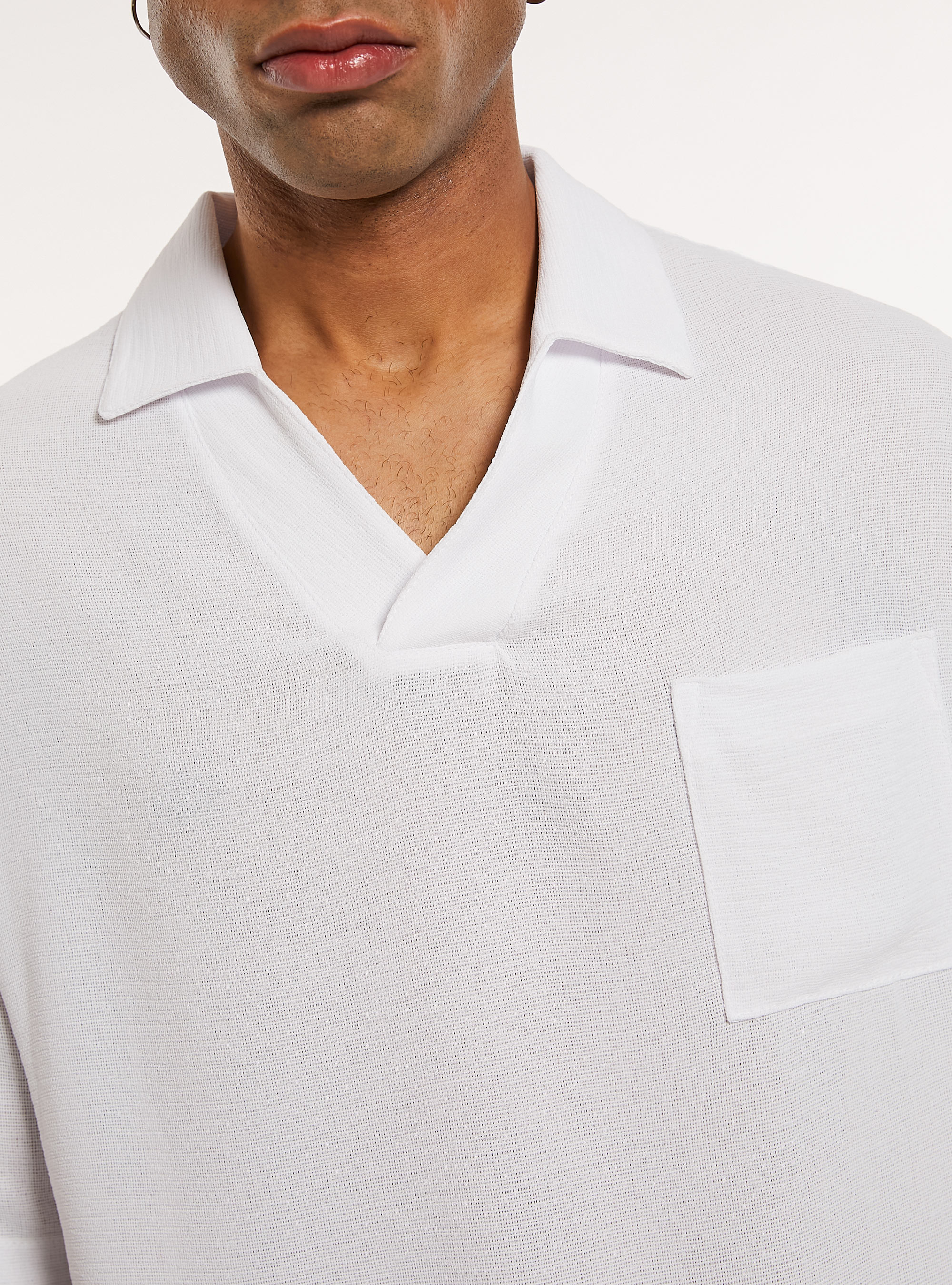 Polo con taschino, WH2 WHITE