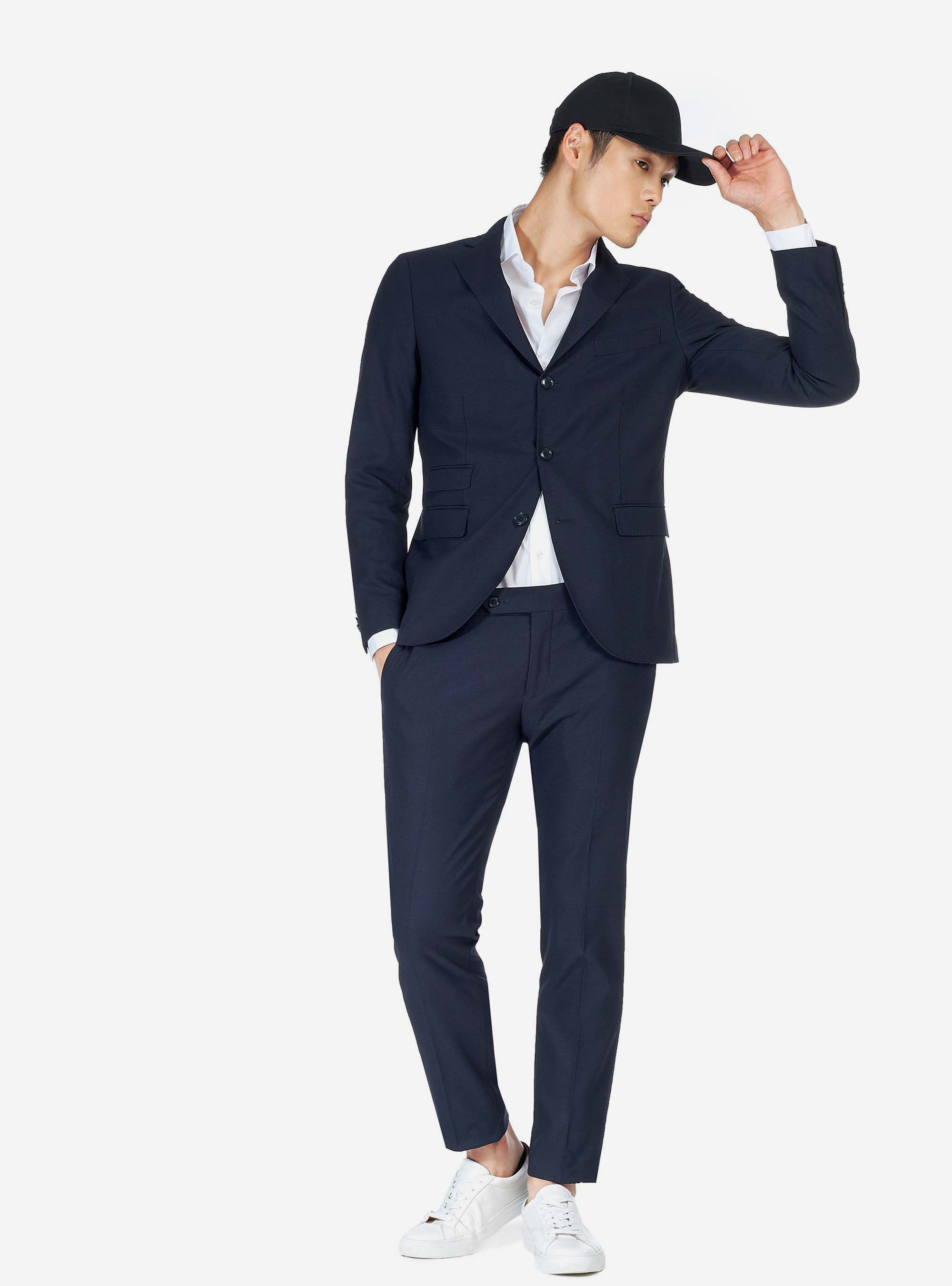 PLAIN SUIT, BLUE NAVY