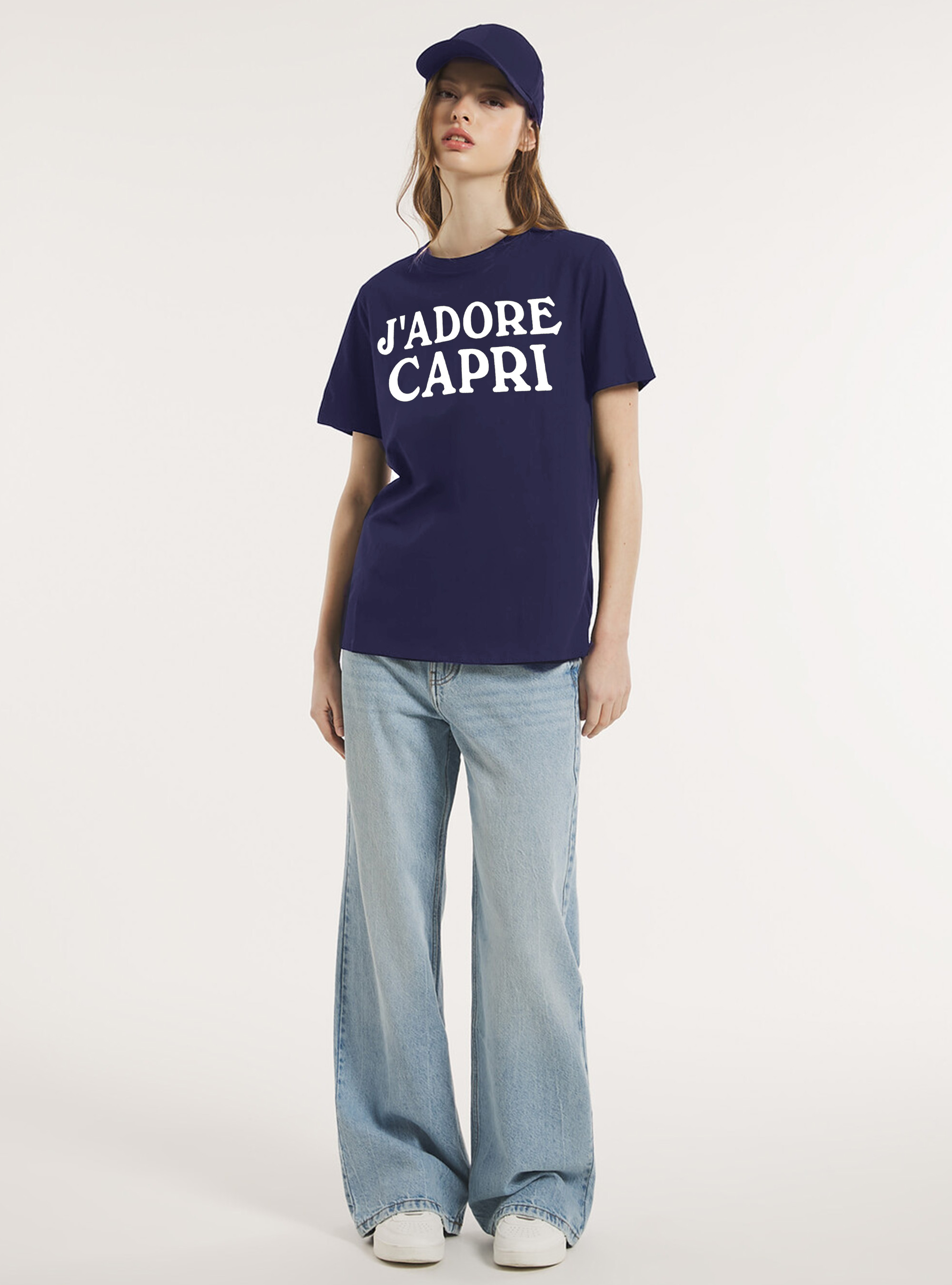 Capri Capsule Geschlechtsloses T-shirt, NA1 NAVY DARK