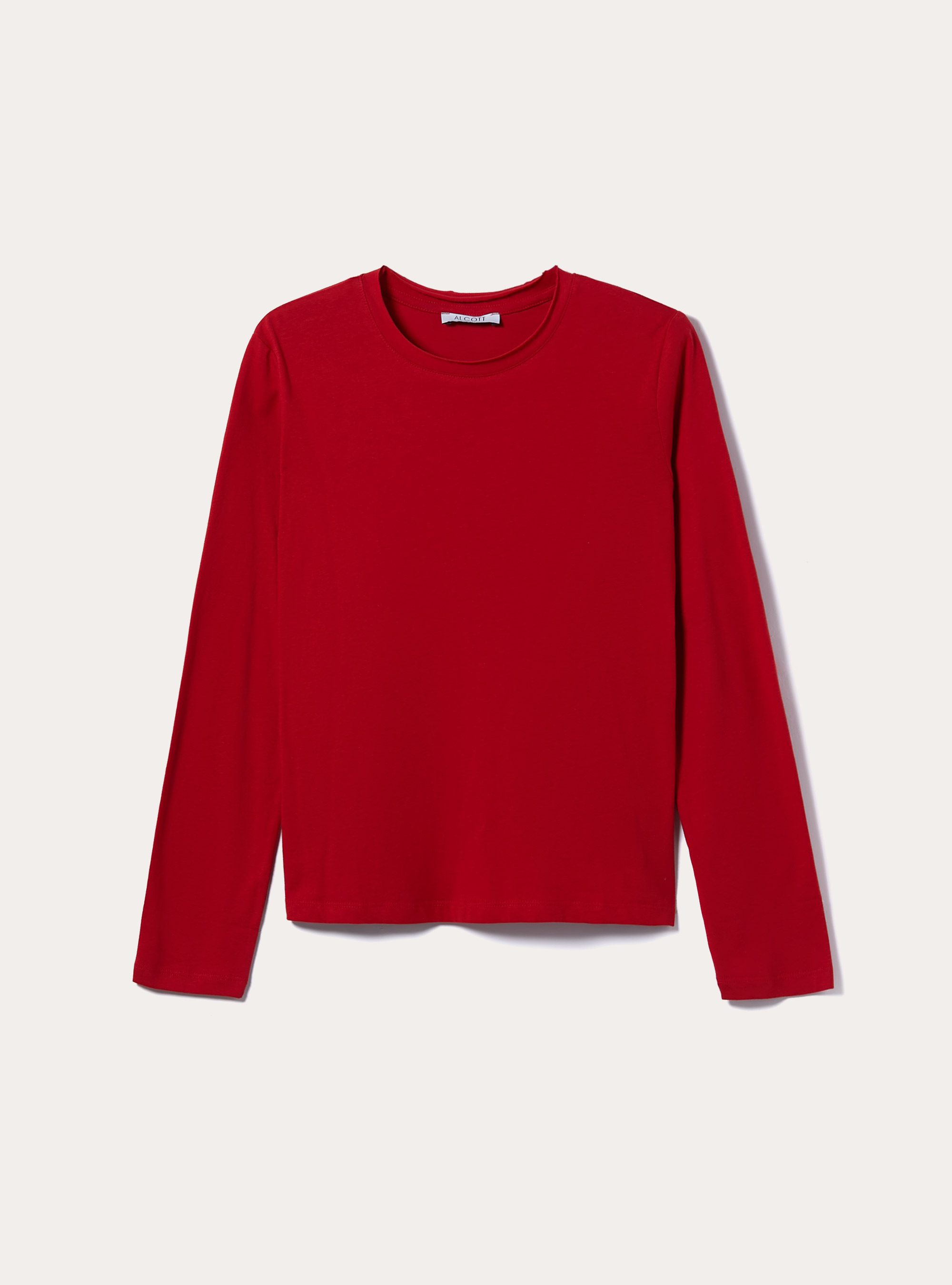 Maglietta basic a maniche lunghe, RD2 RED MEDIUM