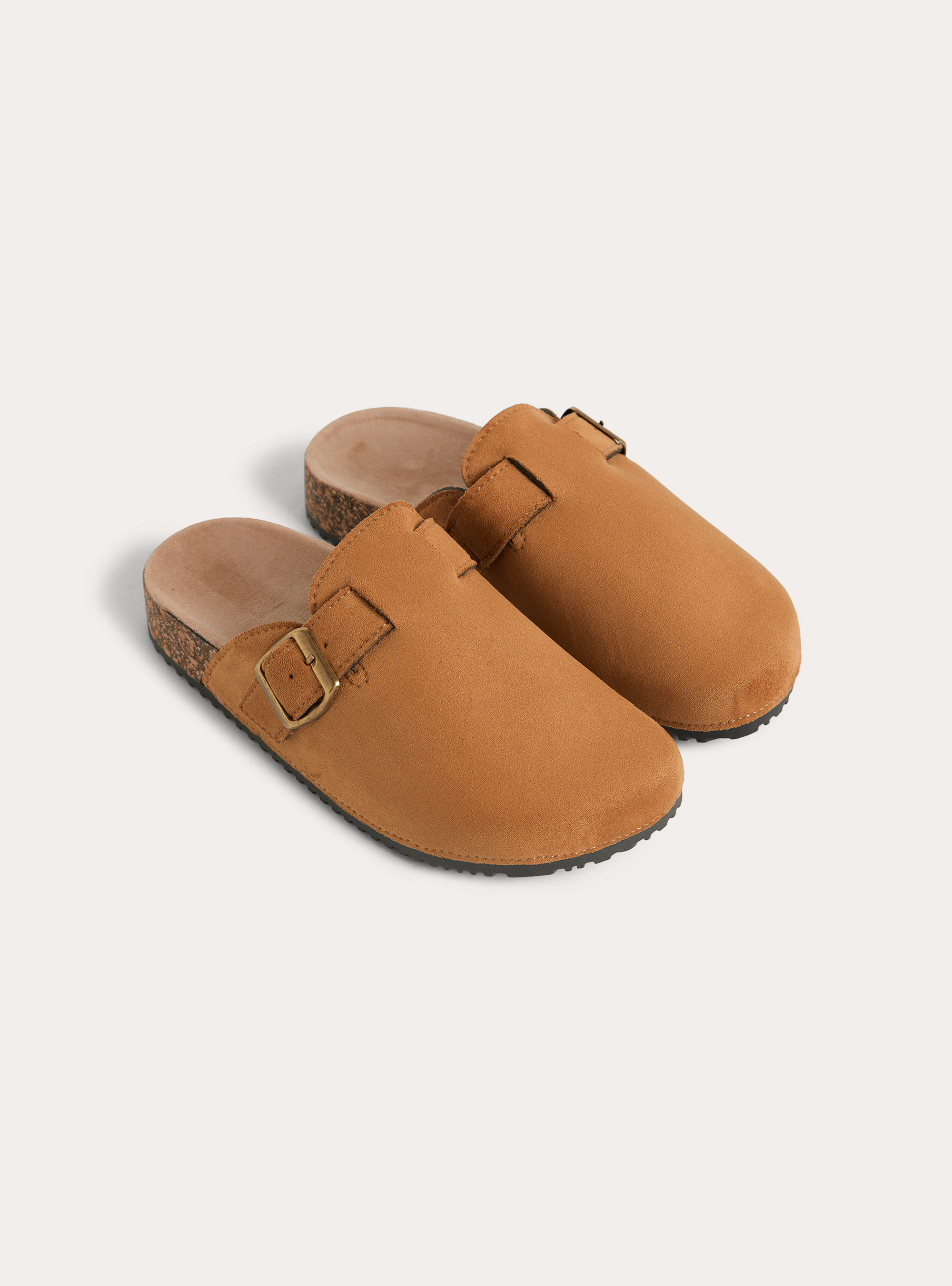 Sabot basso con fibbia, TB2 TOBACCO MEDIUM