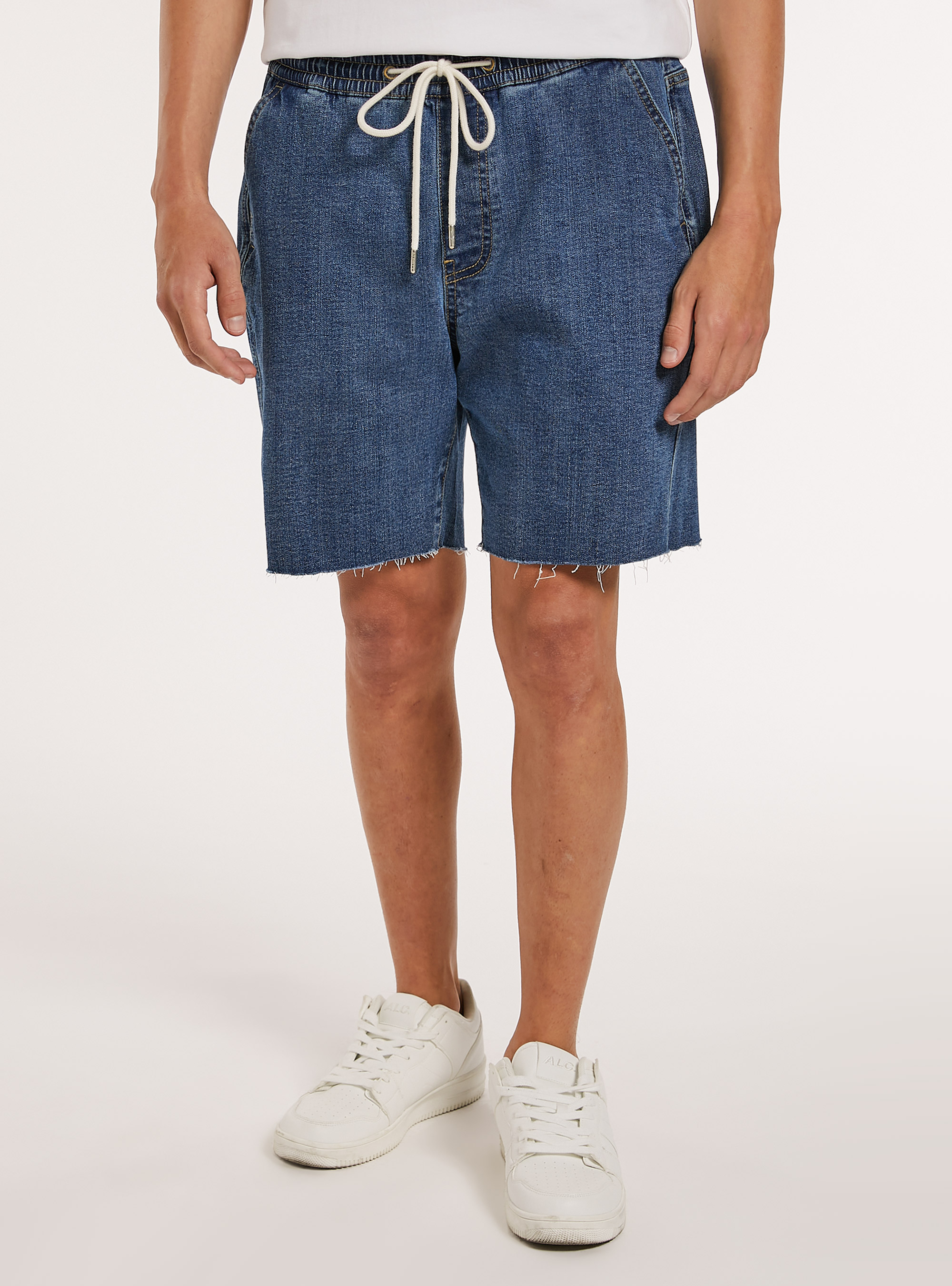 Bermuda jogger, D002 MEDIUM DARK BLUE