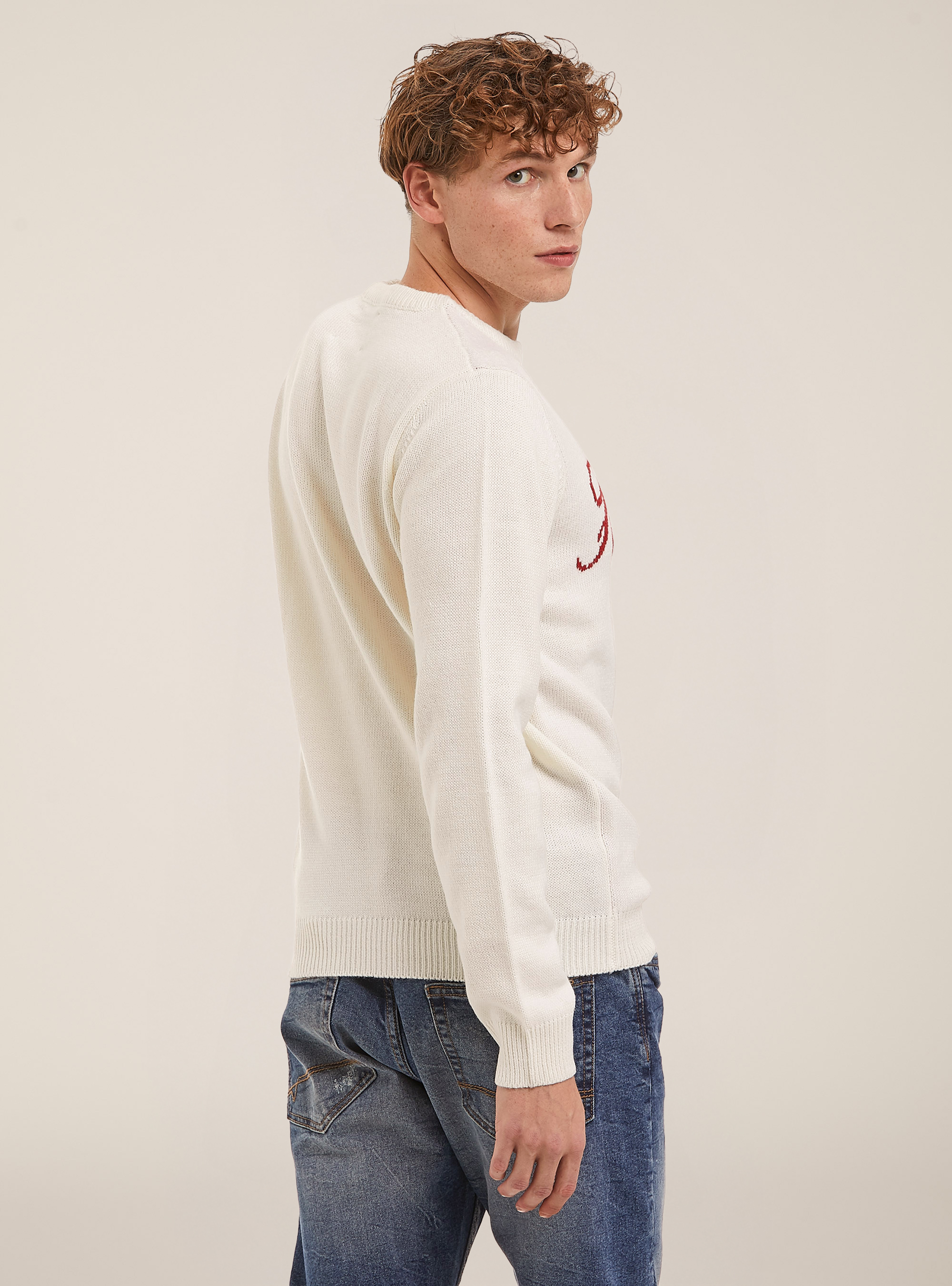 Christmas Family Collection Pullover, MGY1 GREY MEL DARK