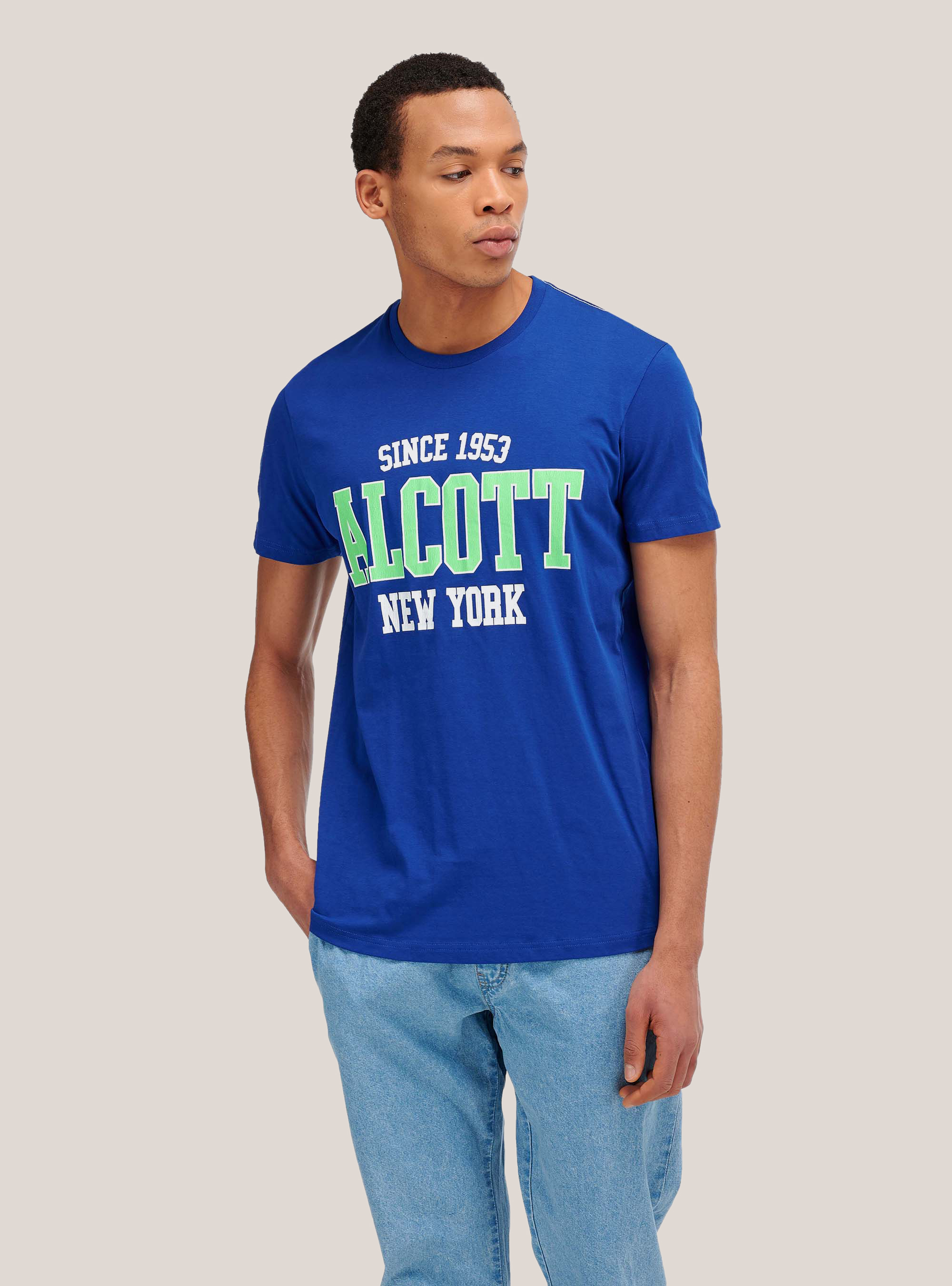 T-shirt avec logo alcott, C2227 ROYALE