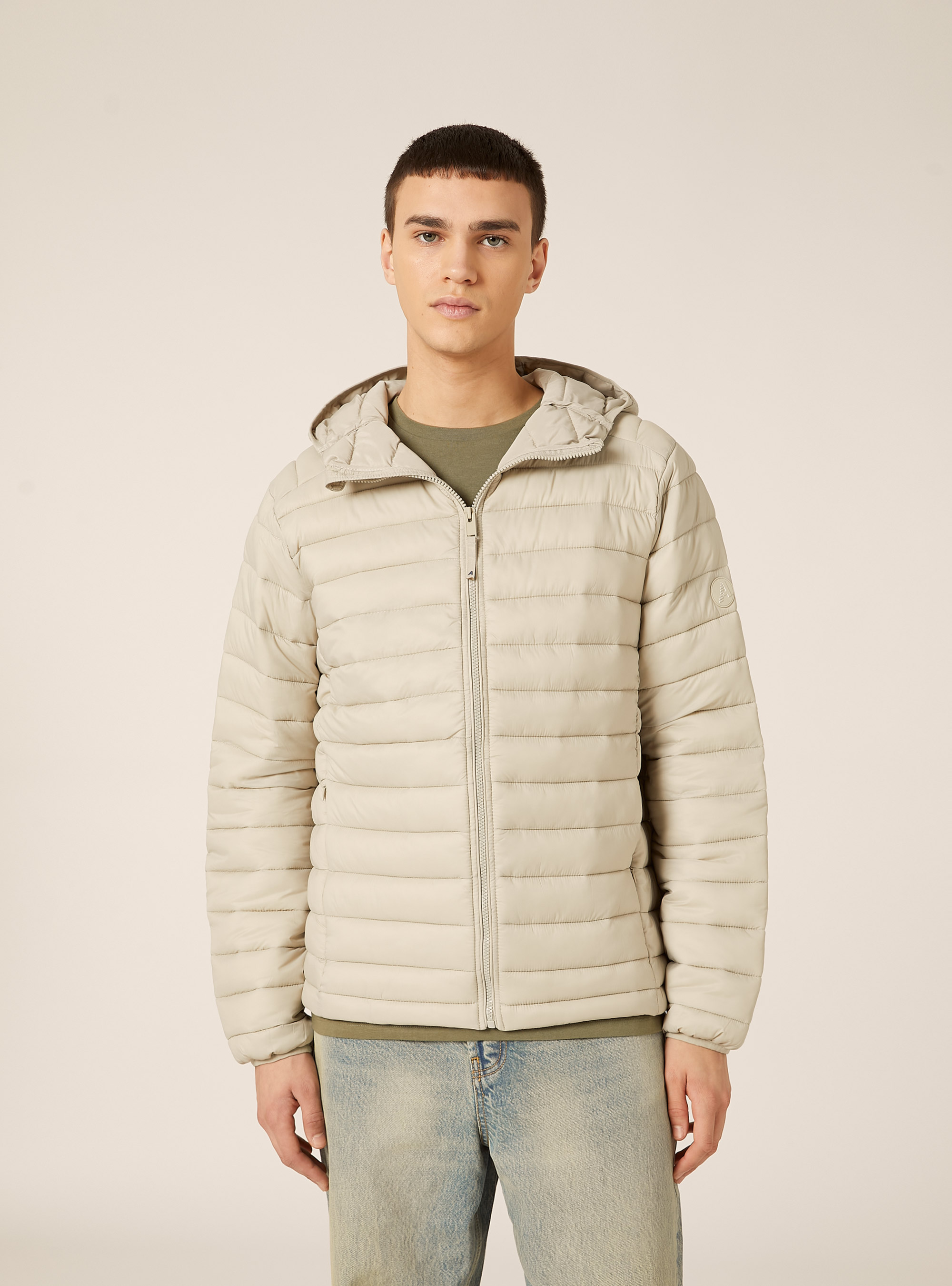 Jacke mit recycelter Wattierung, CR3 CREAM LIGHT