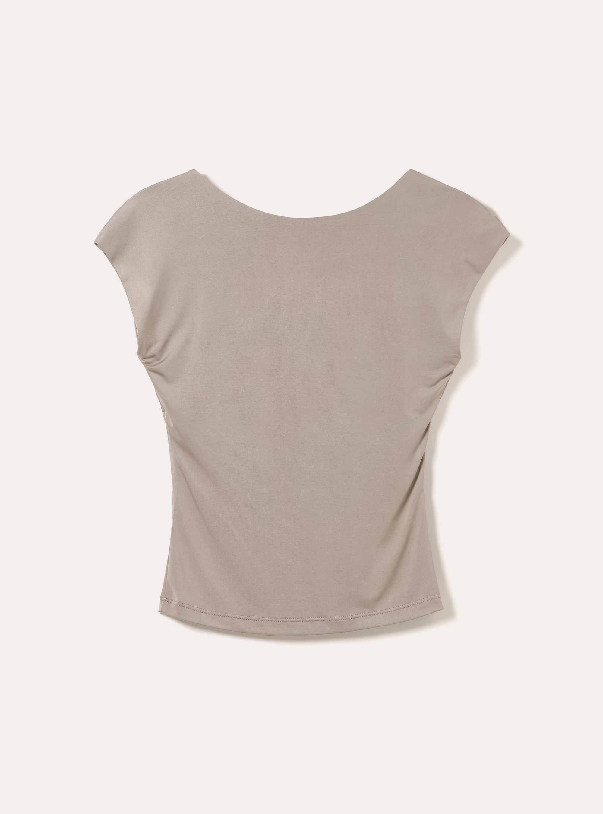 Maglietta con schiena scoperta, SA1 SAND DARK
