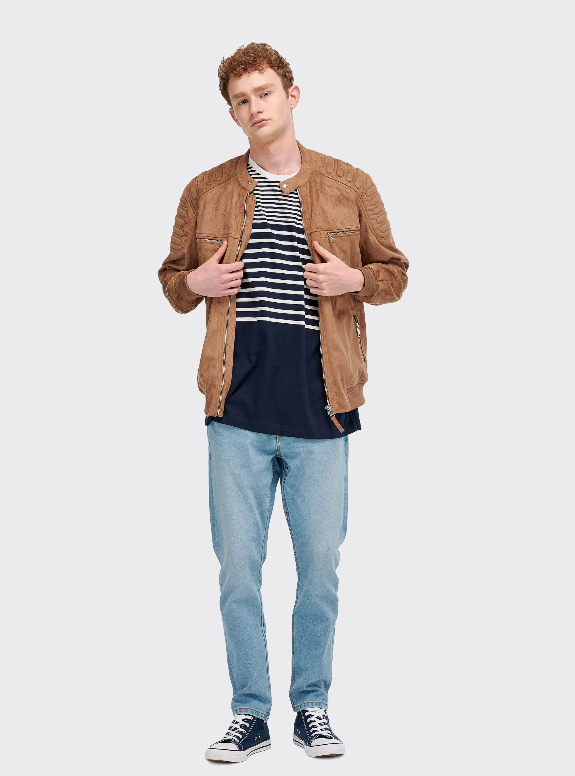 Maglietta a righe vestibilit&agrave; oversize, MULTICOLOR