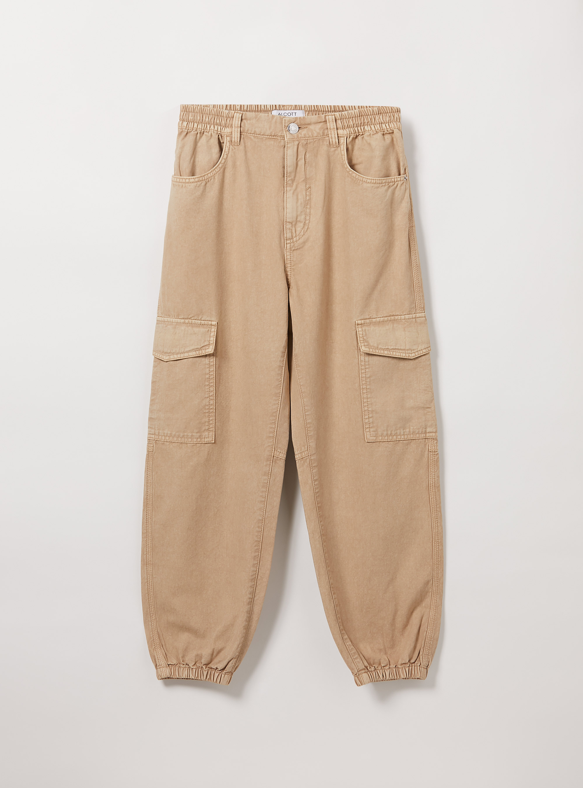 Pantalon cargo jogger, BG2 BEIGE MEDIUM