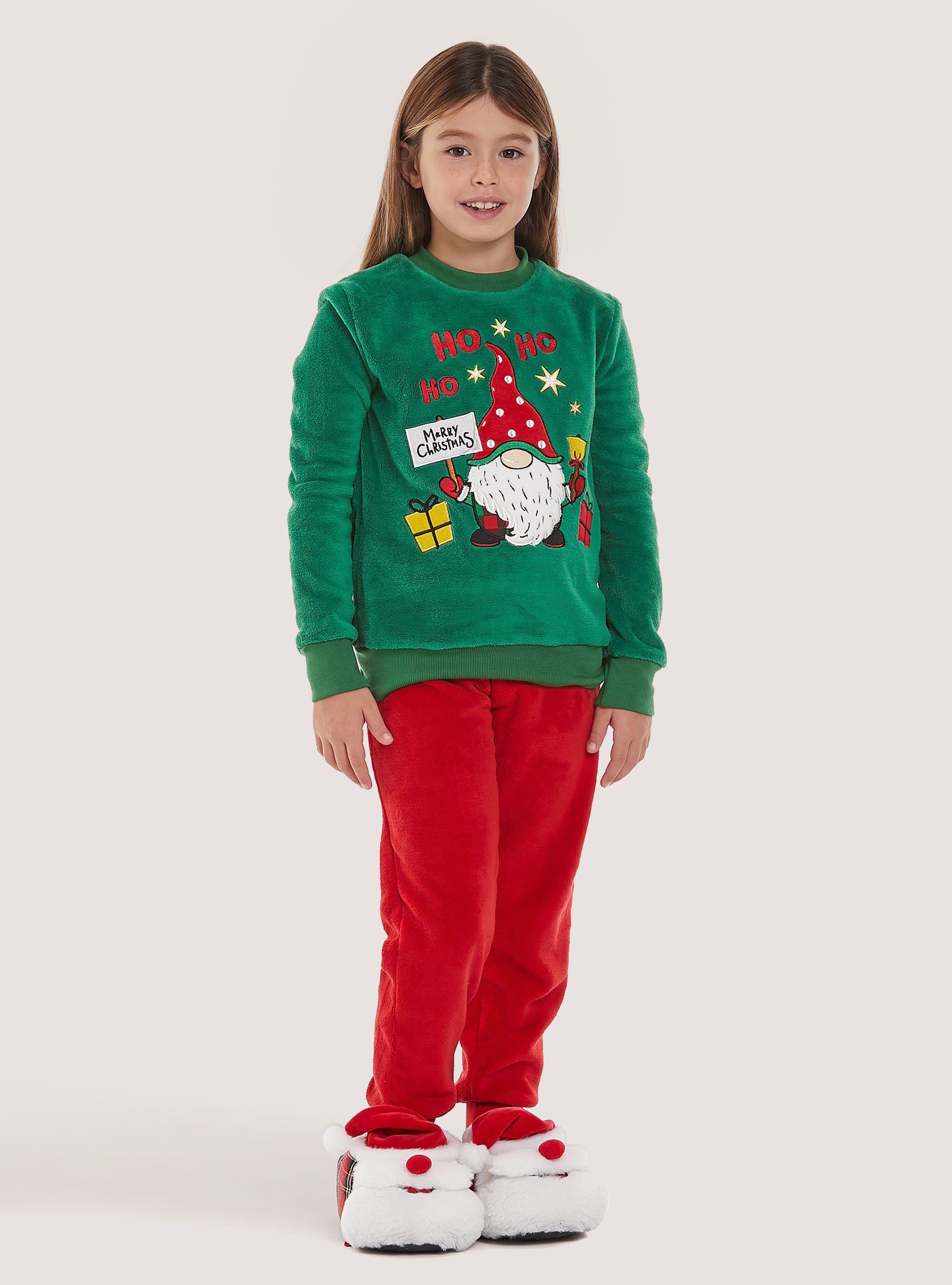 Pigiama Christmas Family Collection soft touch, GN2 GREEN MEDIUM
