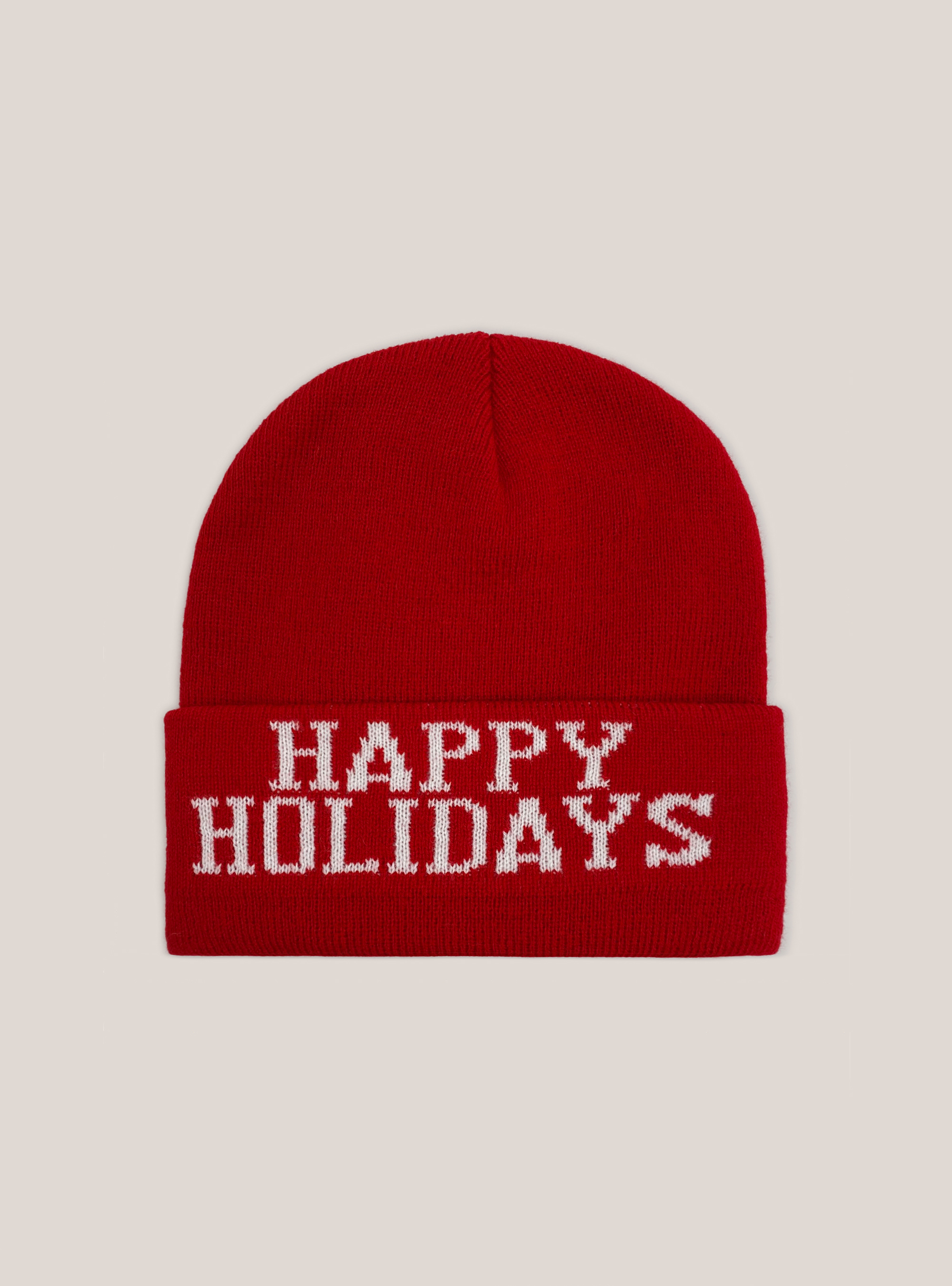 Cappello happy holidays, C4498 RED