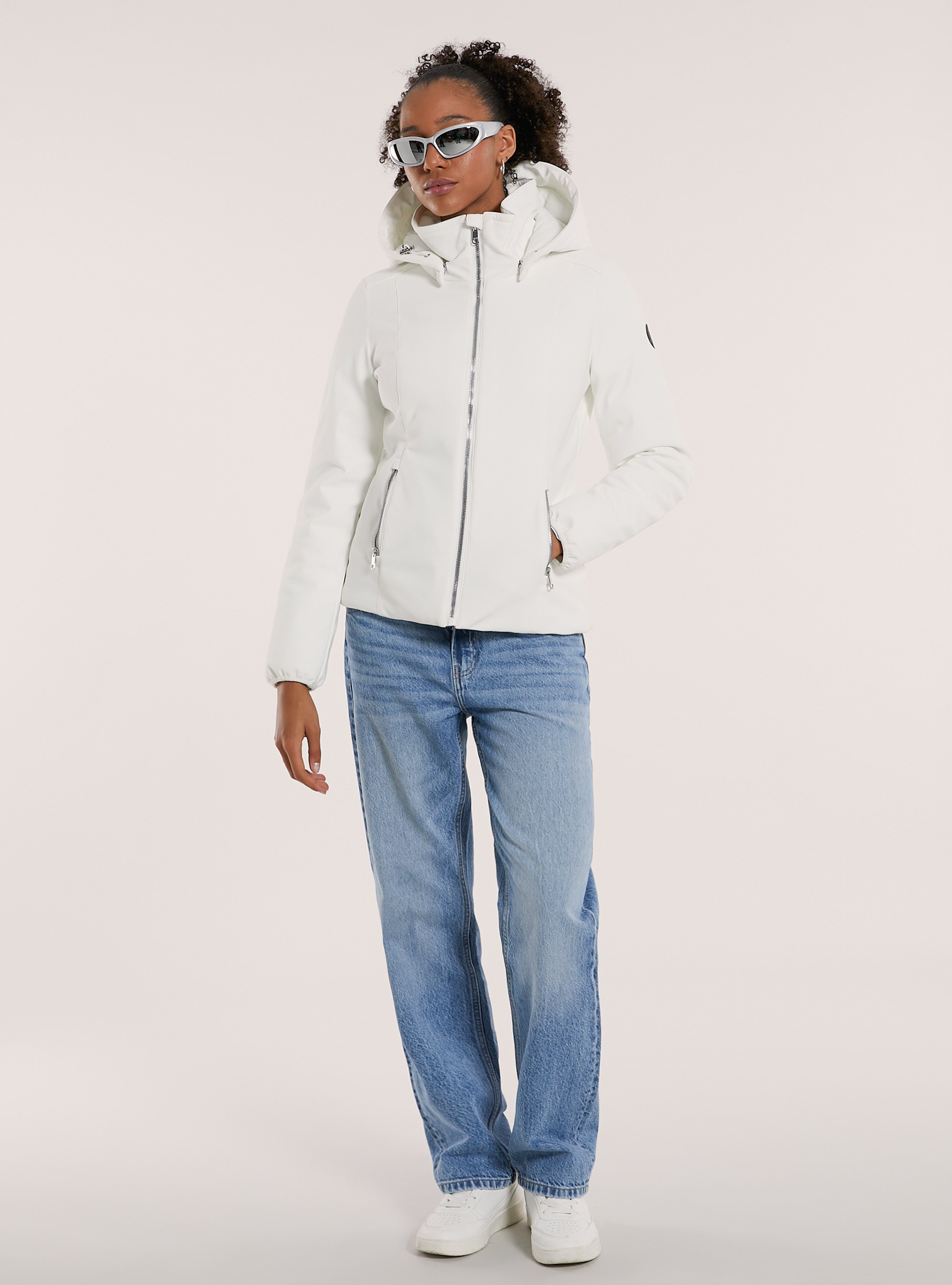 Giubbotto tecnico con imbottitura riciclata, WH2 WHITE