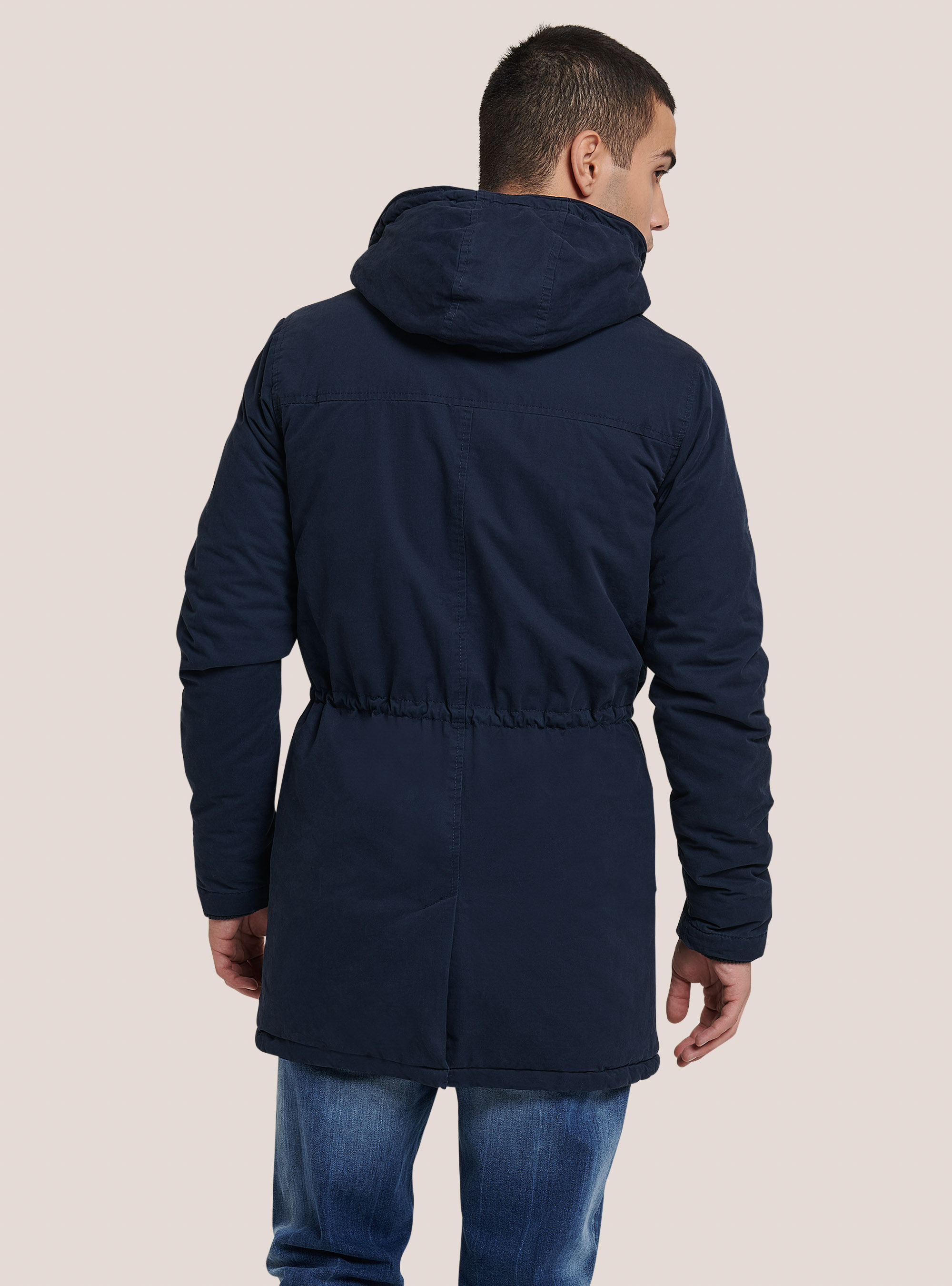Parka mit Mock-Jacke, C2224 BLUE