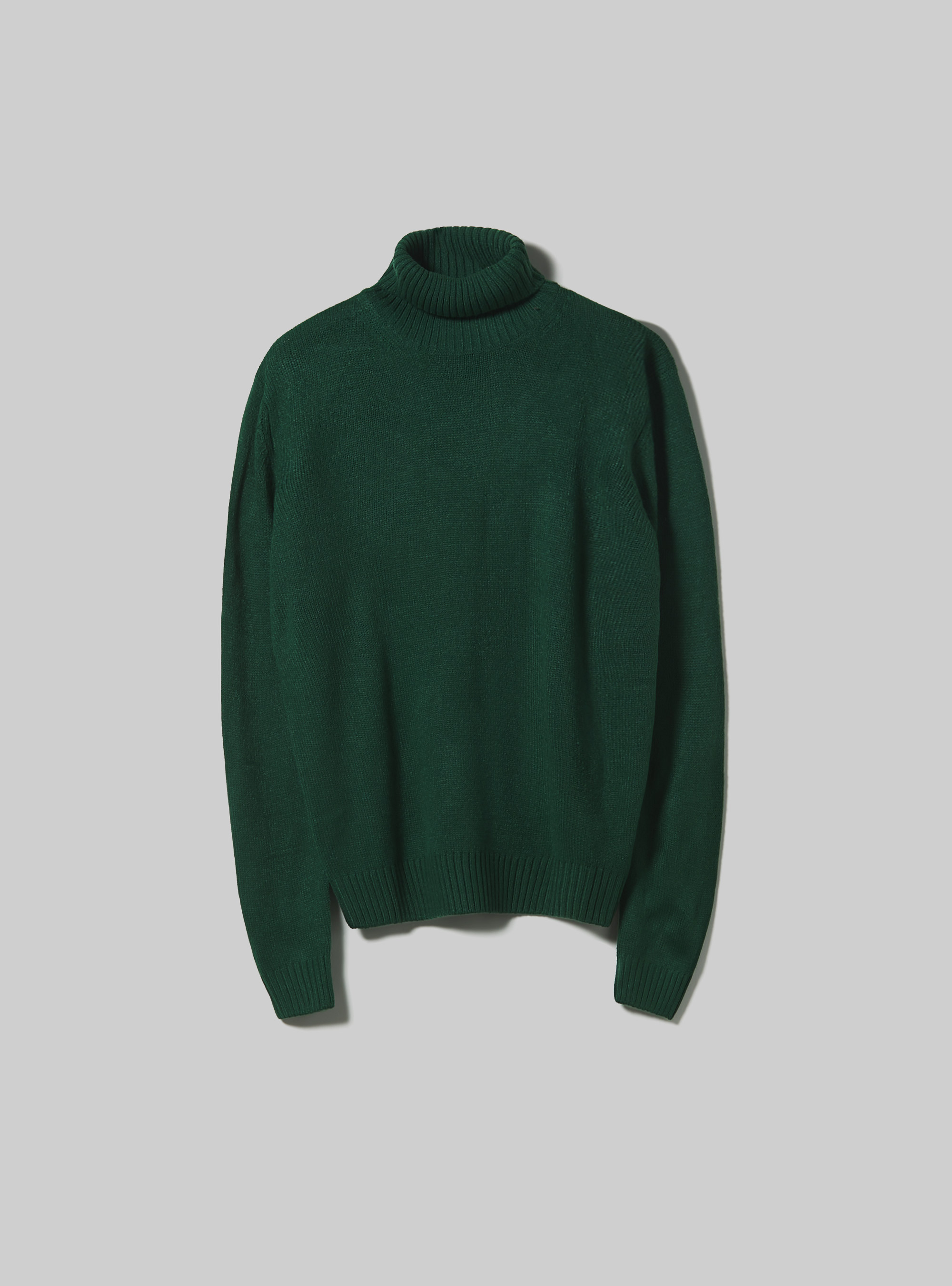 Pullover a collo alto cachemire touch, GN1 GREEN DARK
