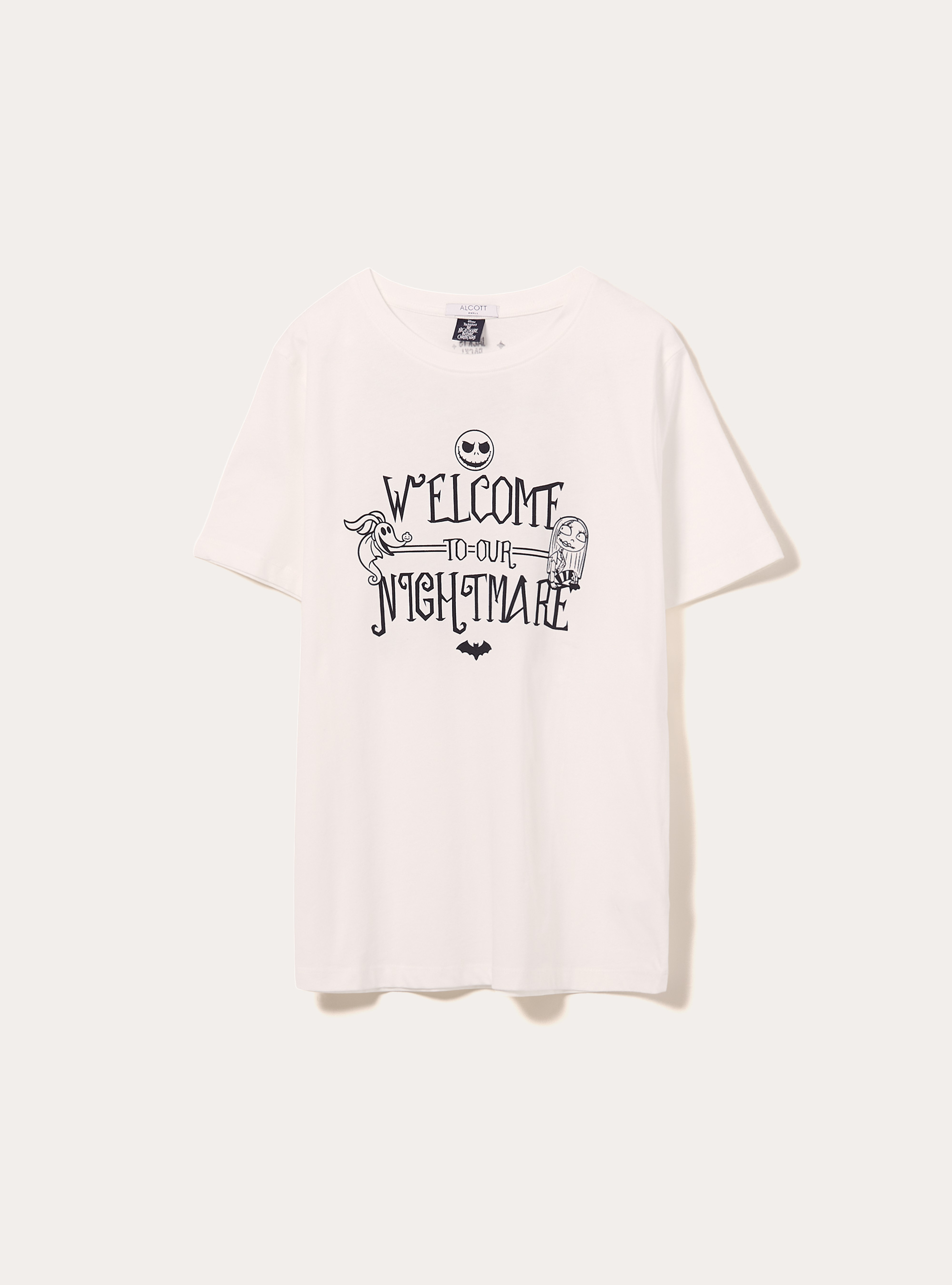 The Nightmare Before Christmas T-shirt / Alcott, WH2 WHITE
