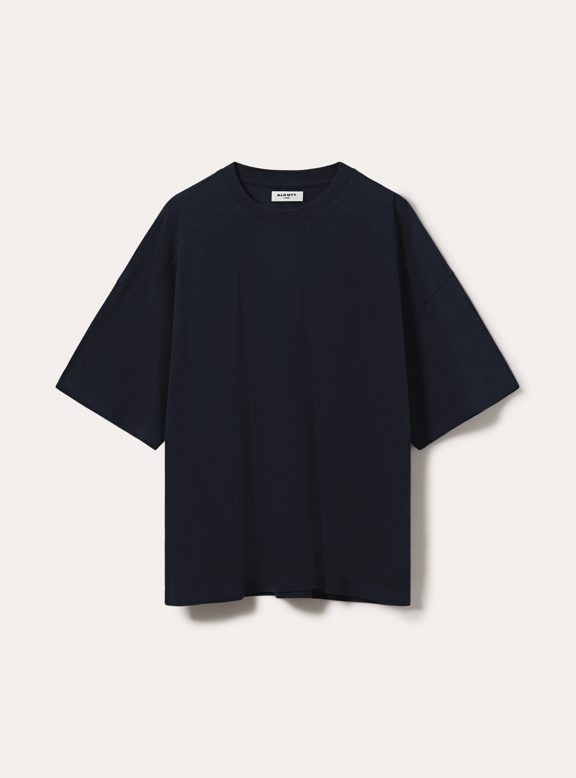 T-shirt boxy fit con tagli sulle spalle, NAVY SCURO