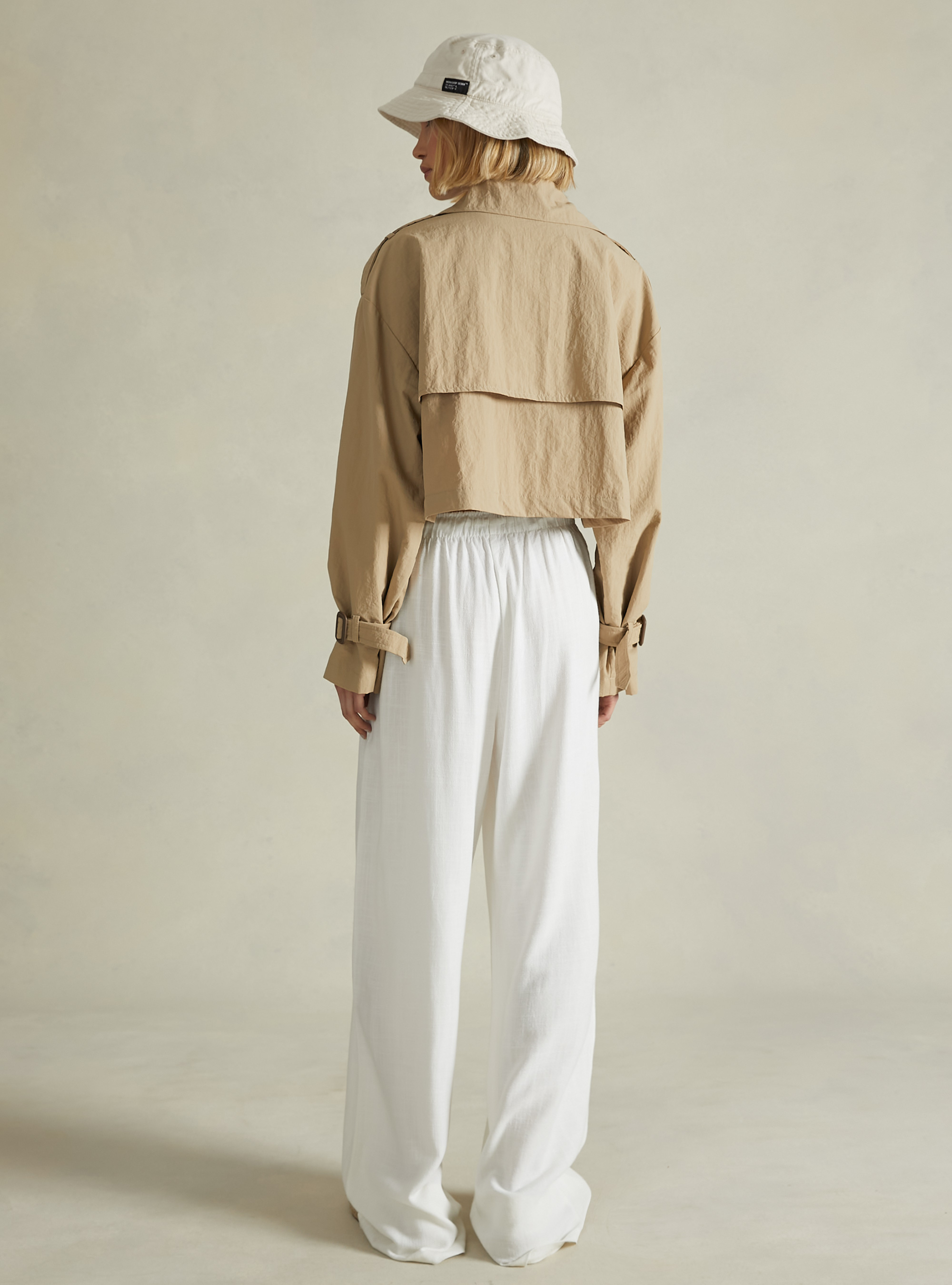 Trench court doux, BG3 BEIGE LIGHT