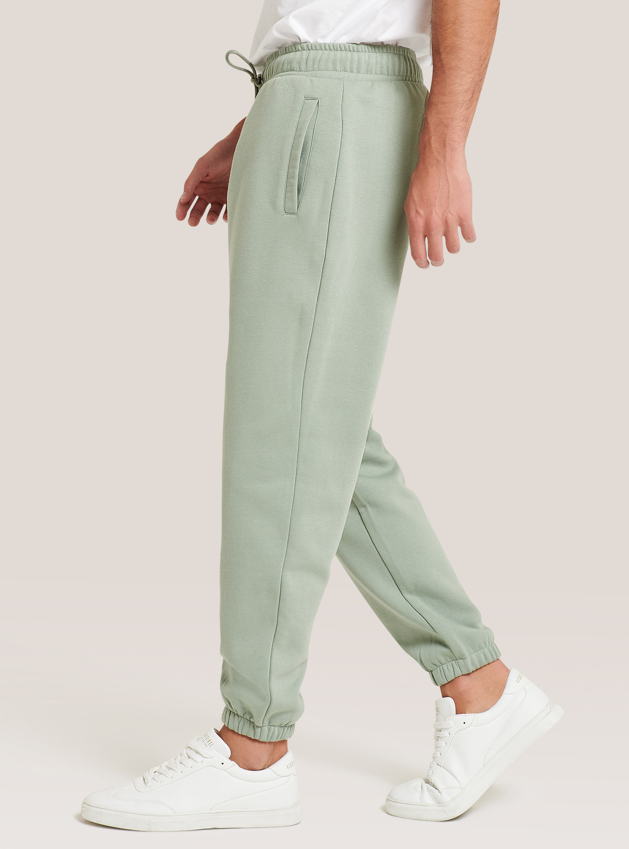 Pantaloni jogger in cotone, C0604 KAKY