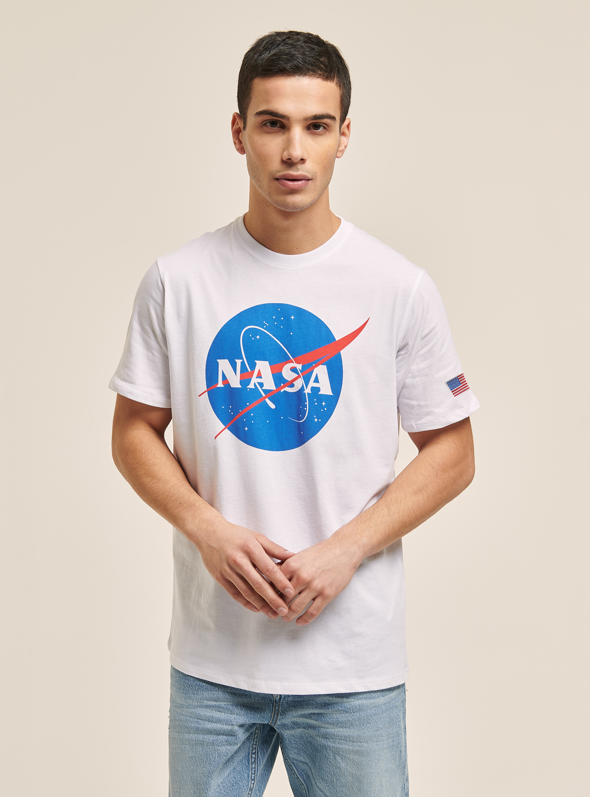 Nasa x Alcott T-shirt, WHITE