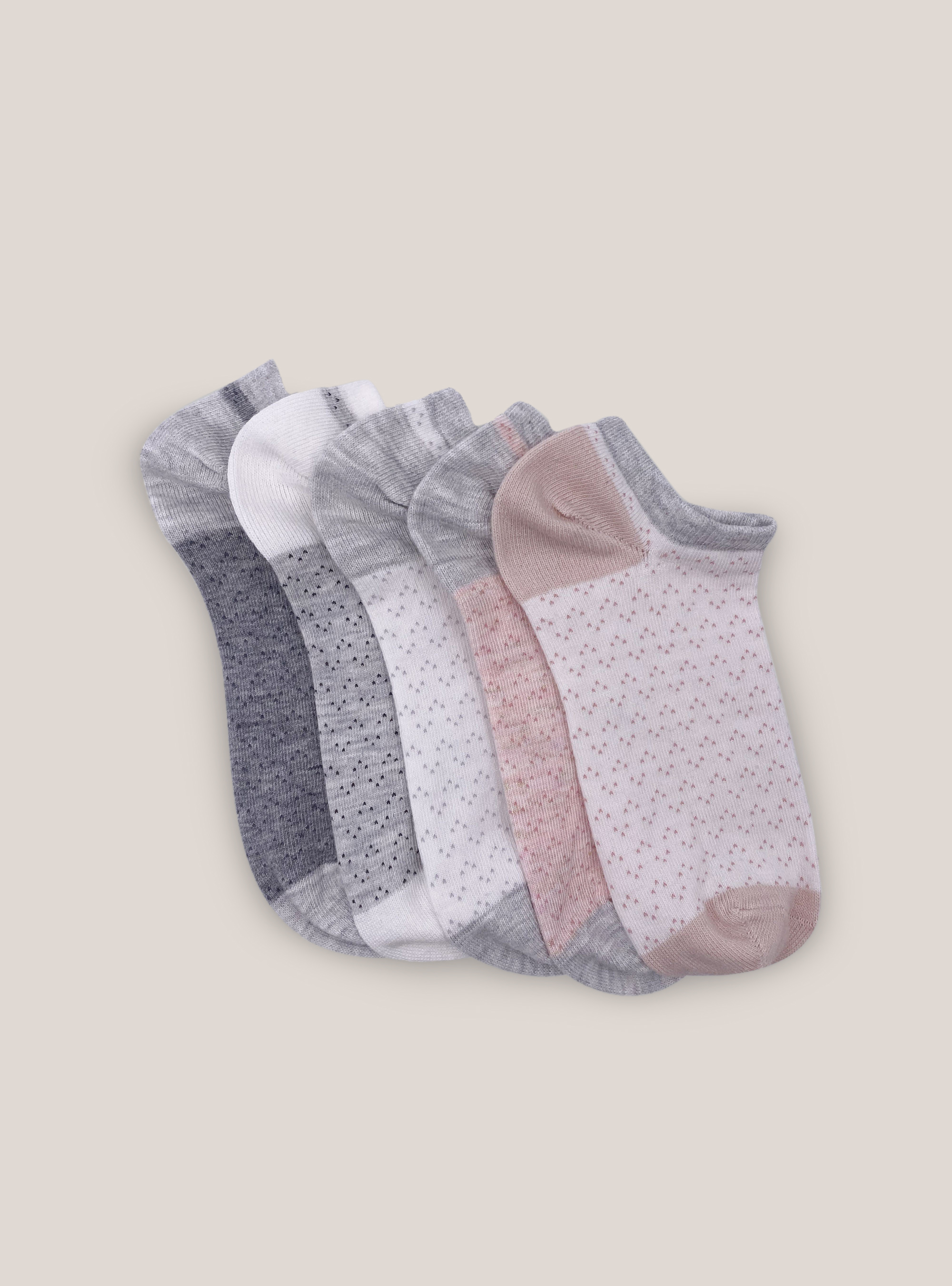 Set of 5 pairs socks, MULTICOLOR