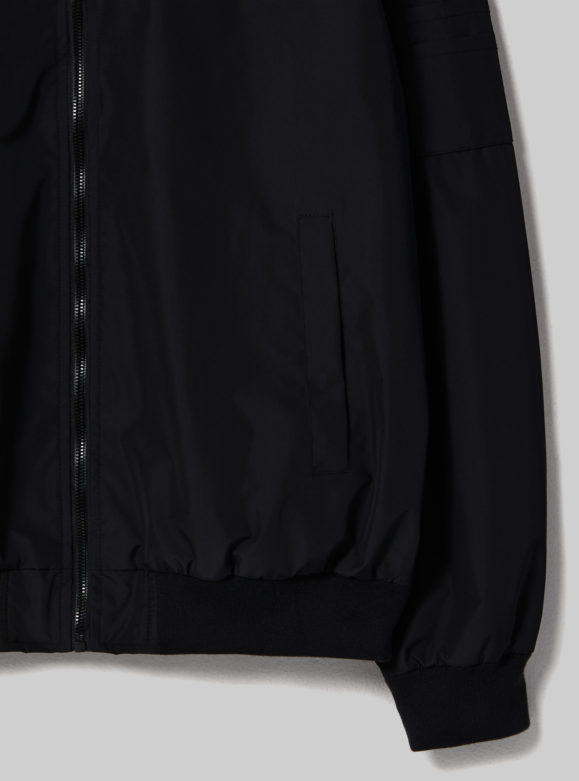 Windproof regular fit bomber jacket, BK1 BLACK