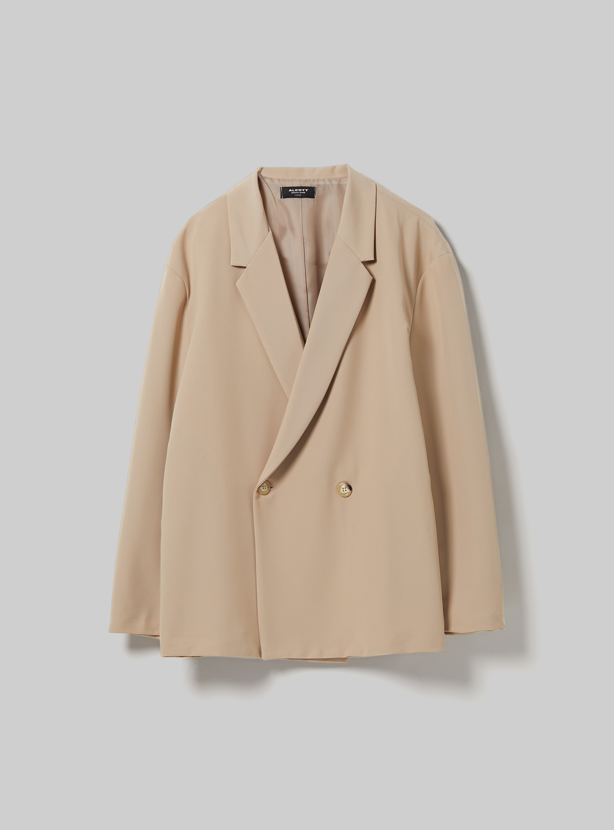 Giacca doppio petto regular fit, SA2 SAND MEDIUM