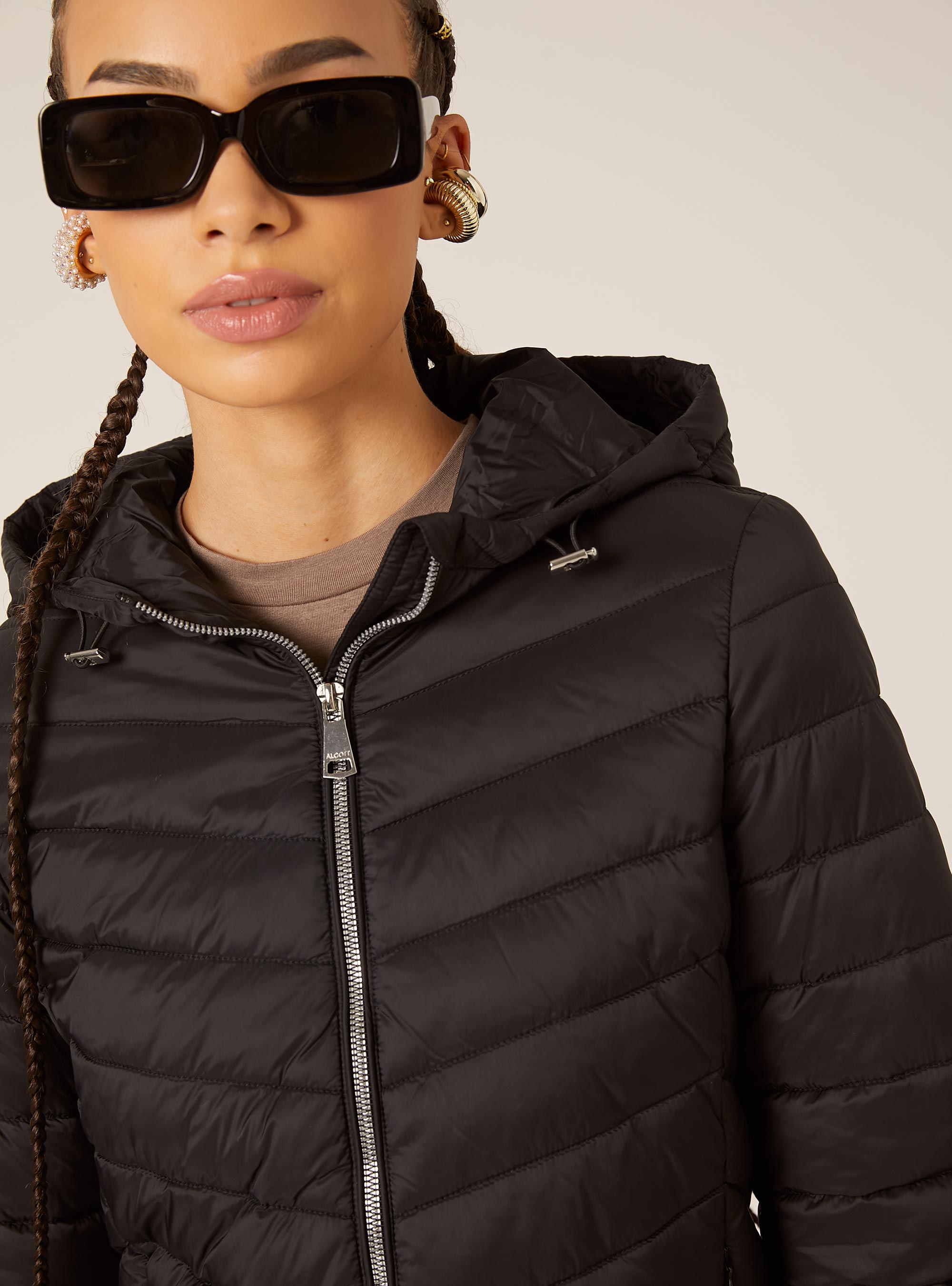 Veste avec rembourrage recyclé, BK1 BLACK
