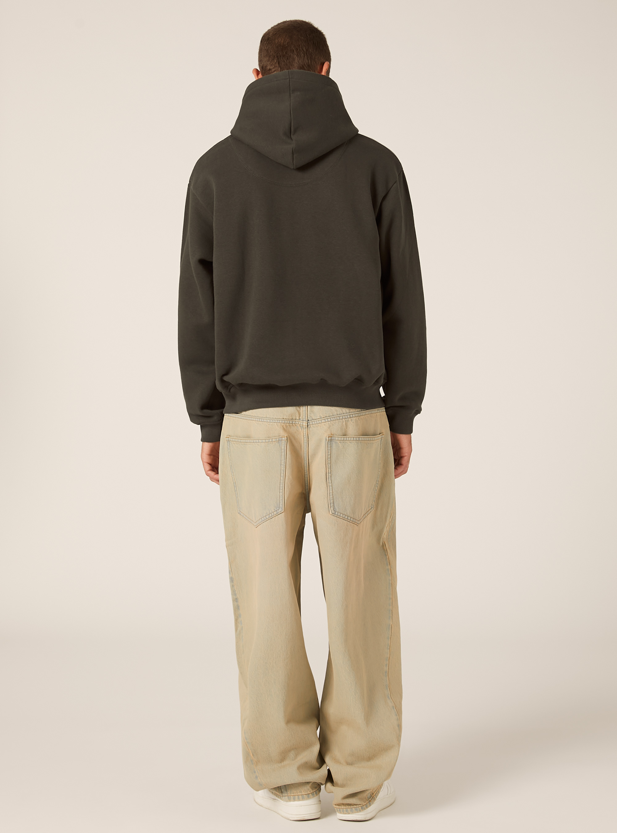 Boxy fit hoodie, KY1 KAKY DARK