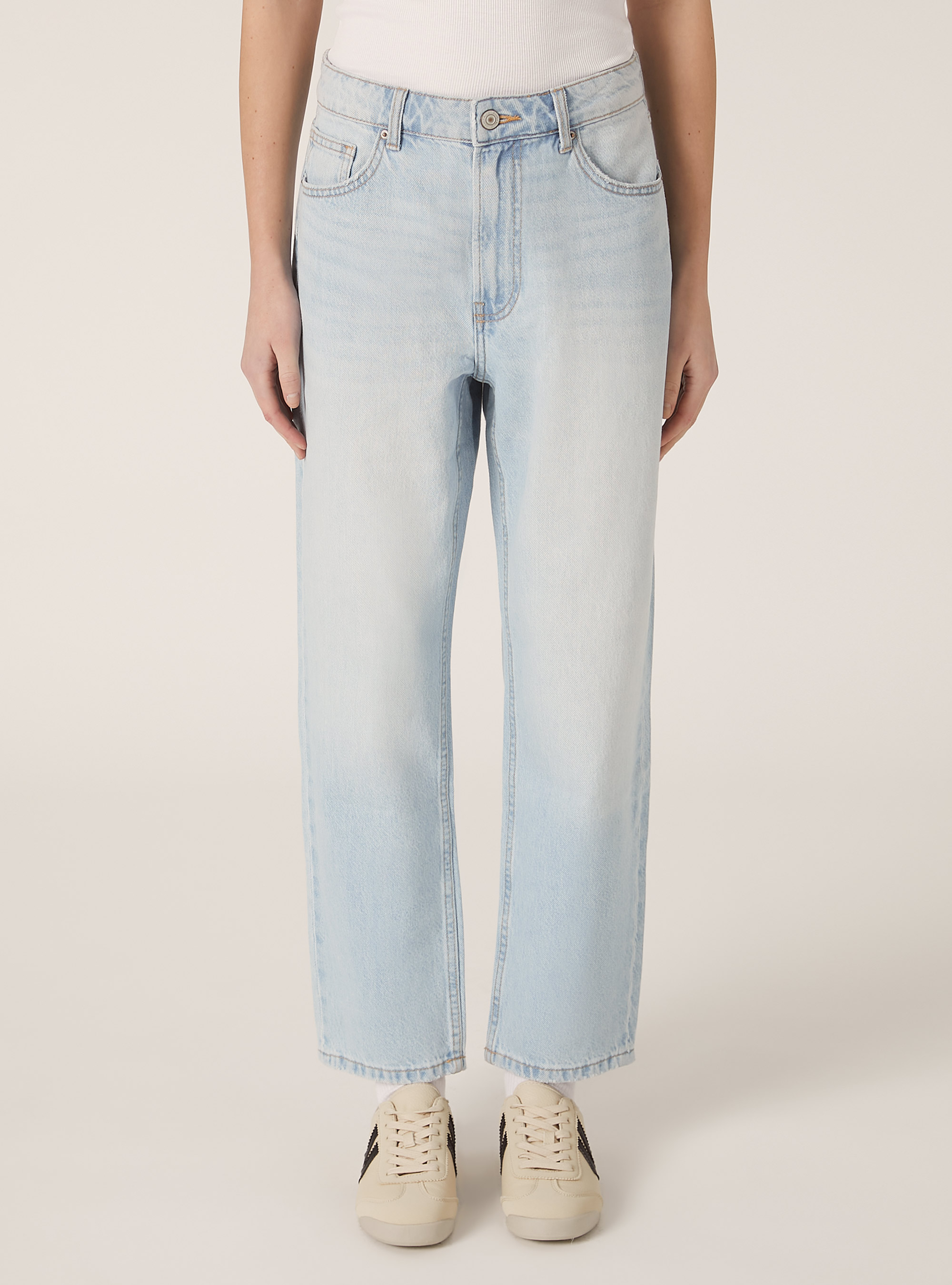 Vaqueros mom fit, D006 AZURE