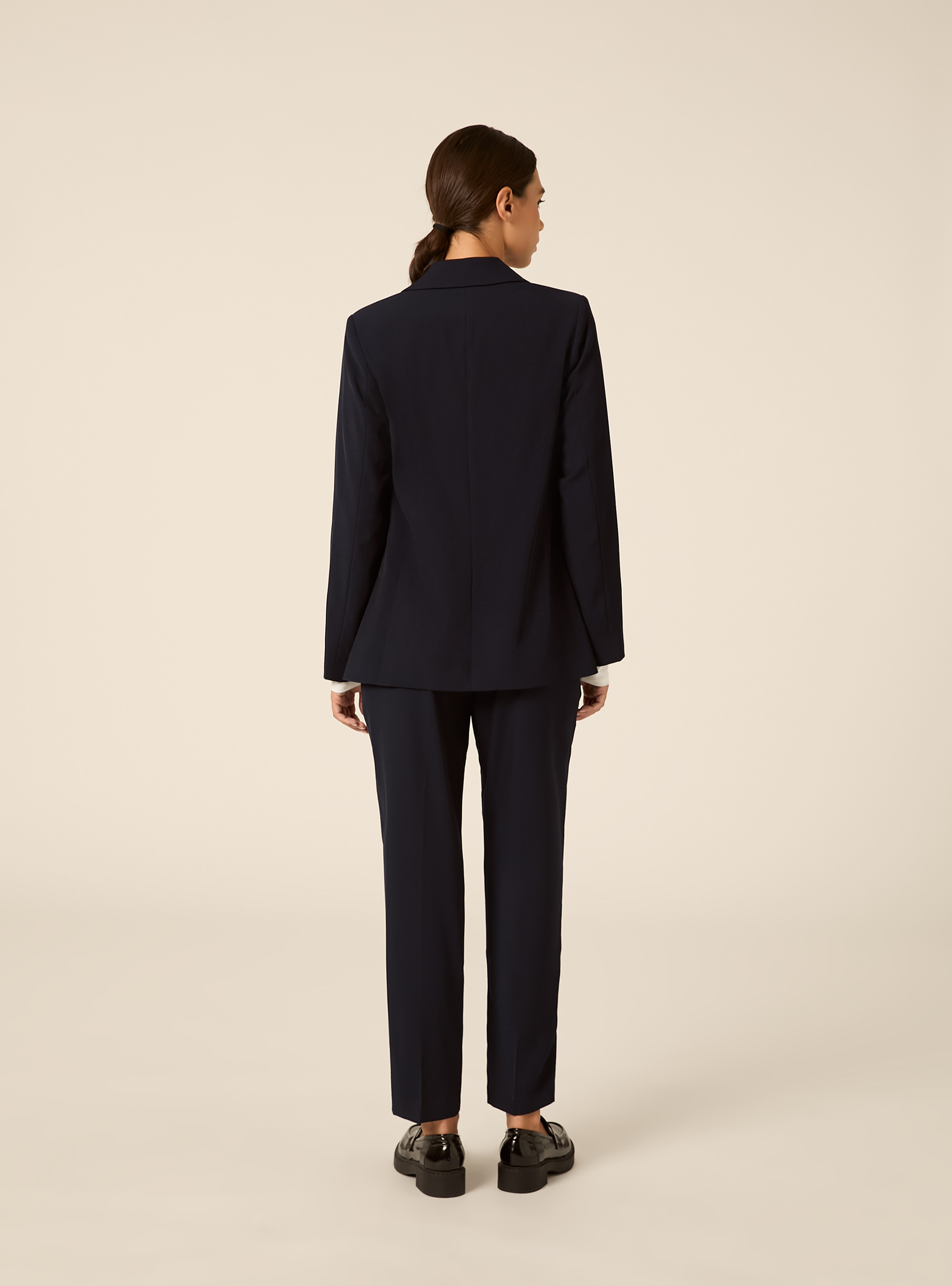 Giacca basic aperto doppiopetto, NA2 NAVY MEDIUM