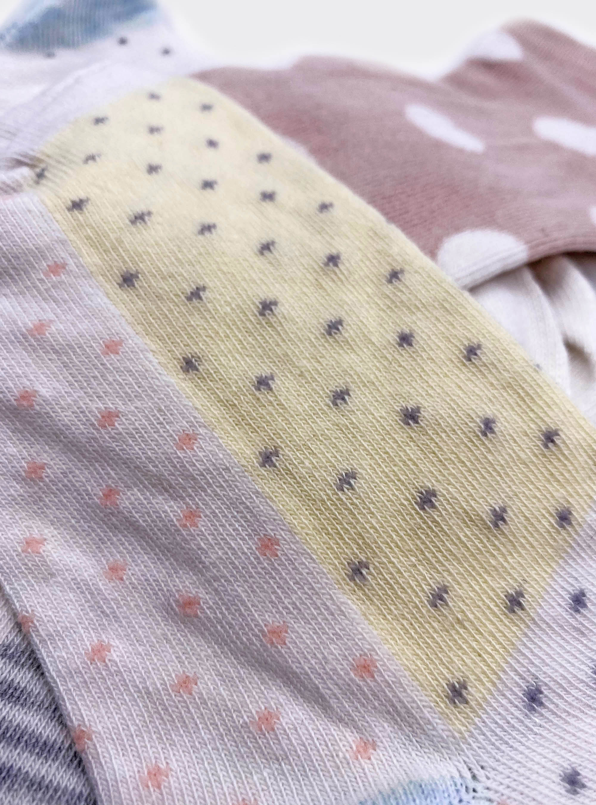 Lot de 5 paires de chaussettes en coton bio, FANCY