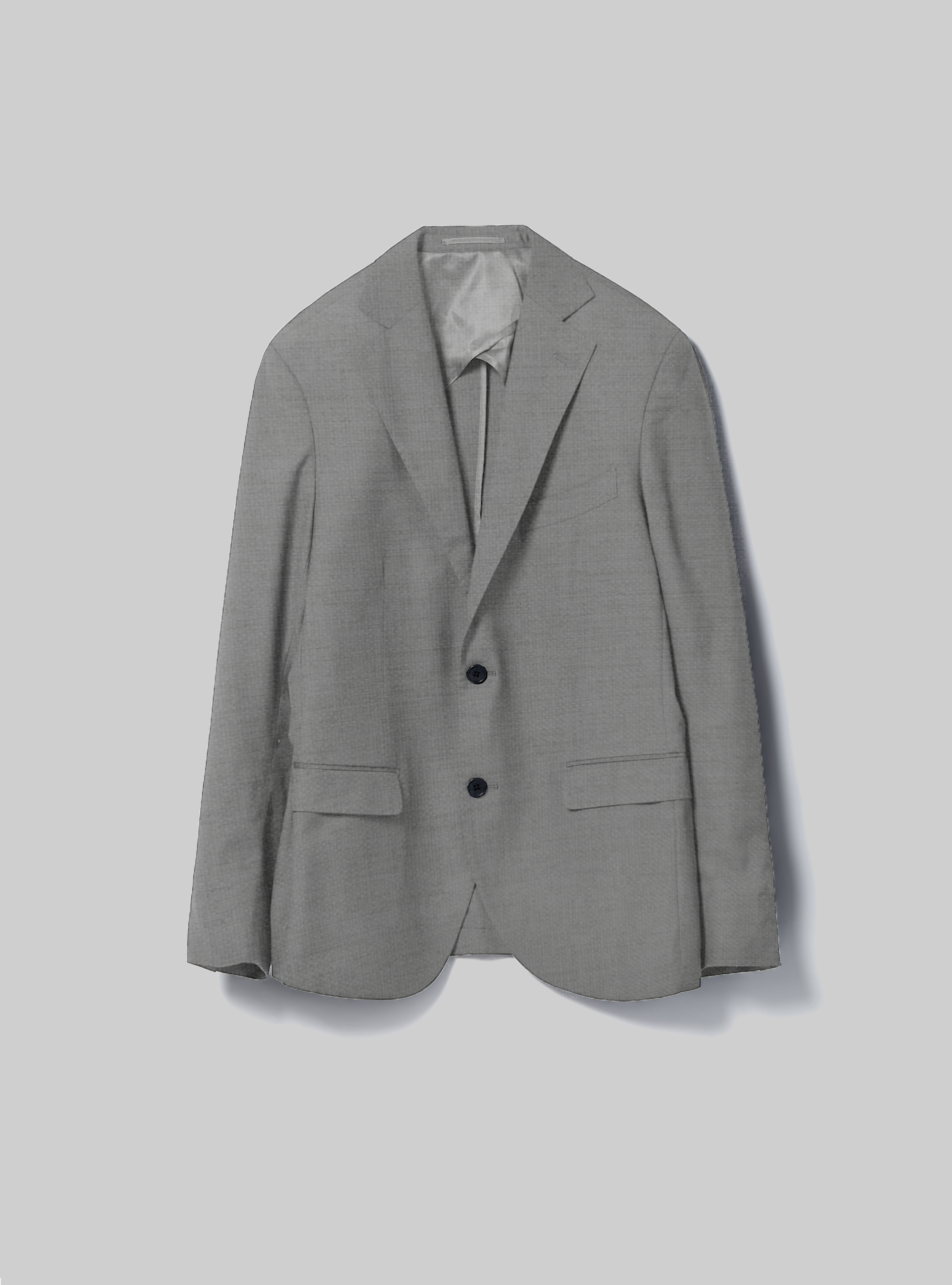 Single-breasted suit jacket, MGY2 GREY MEL MEDIUM