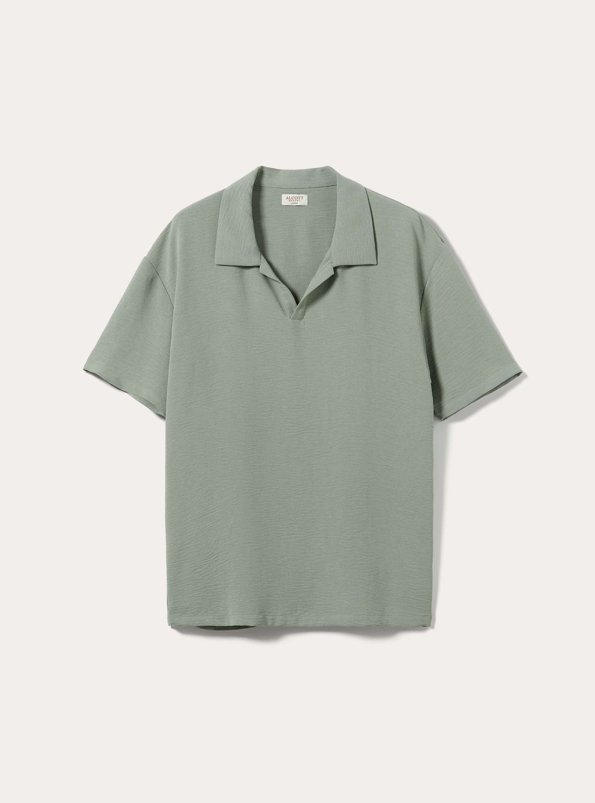 Derby neck shirt, KY3 KAKY LIGHT