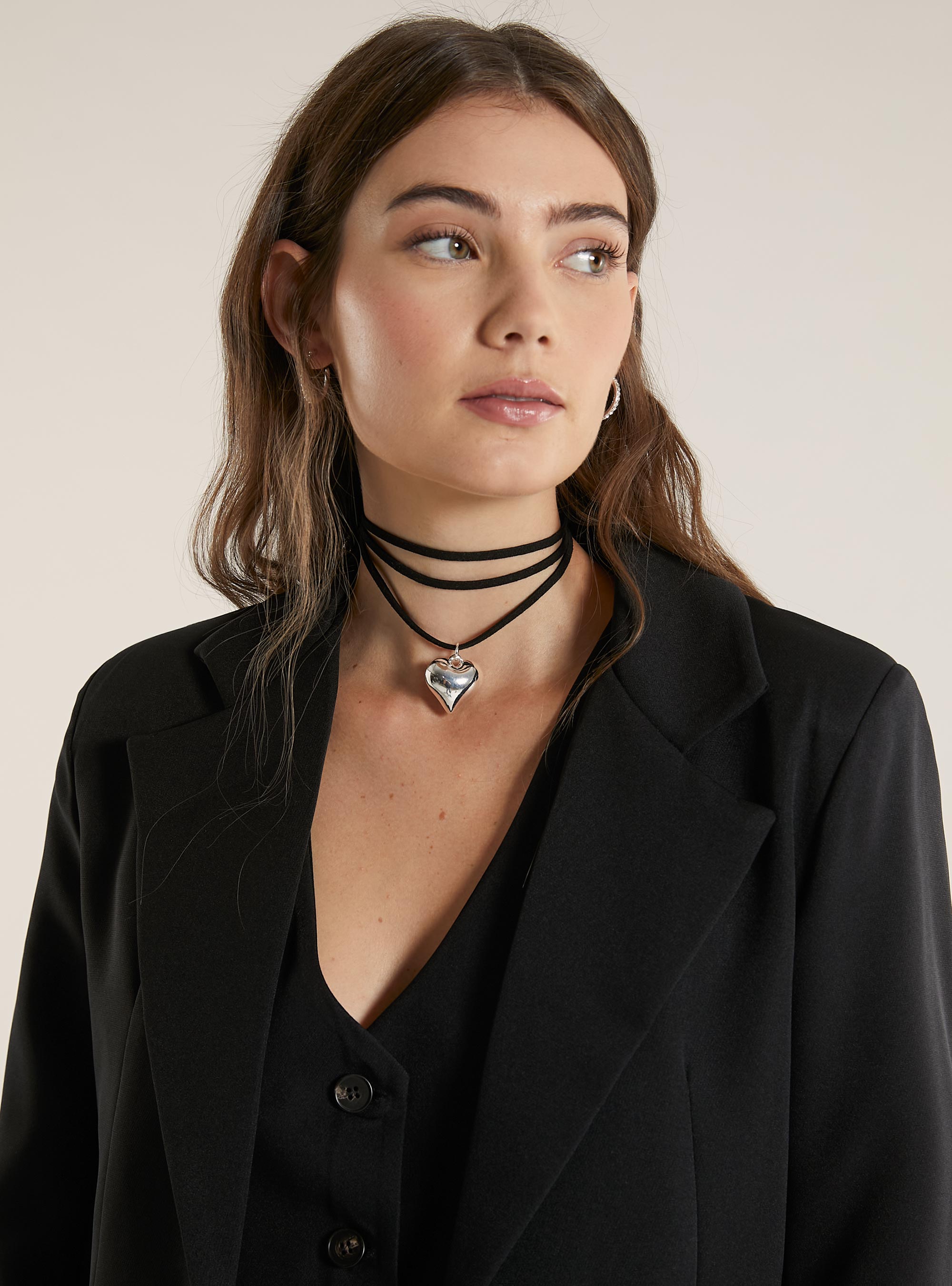 Single-breasted blazer, BK1 BLACK