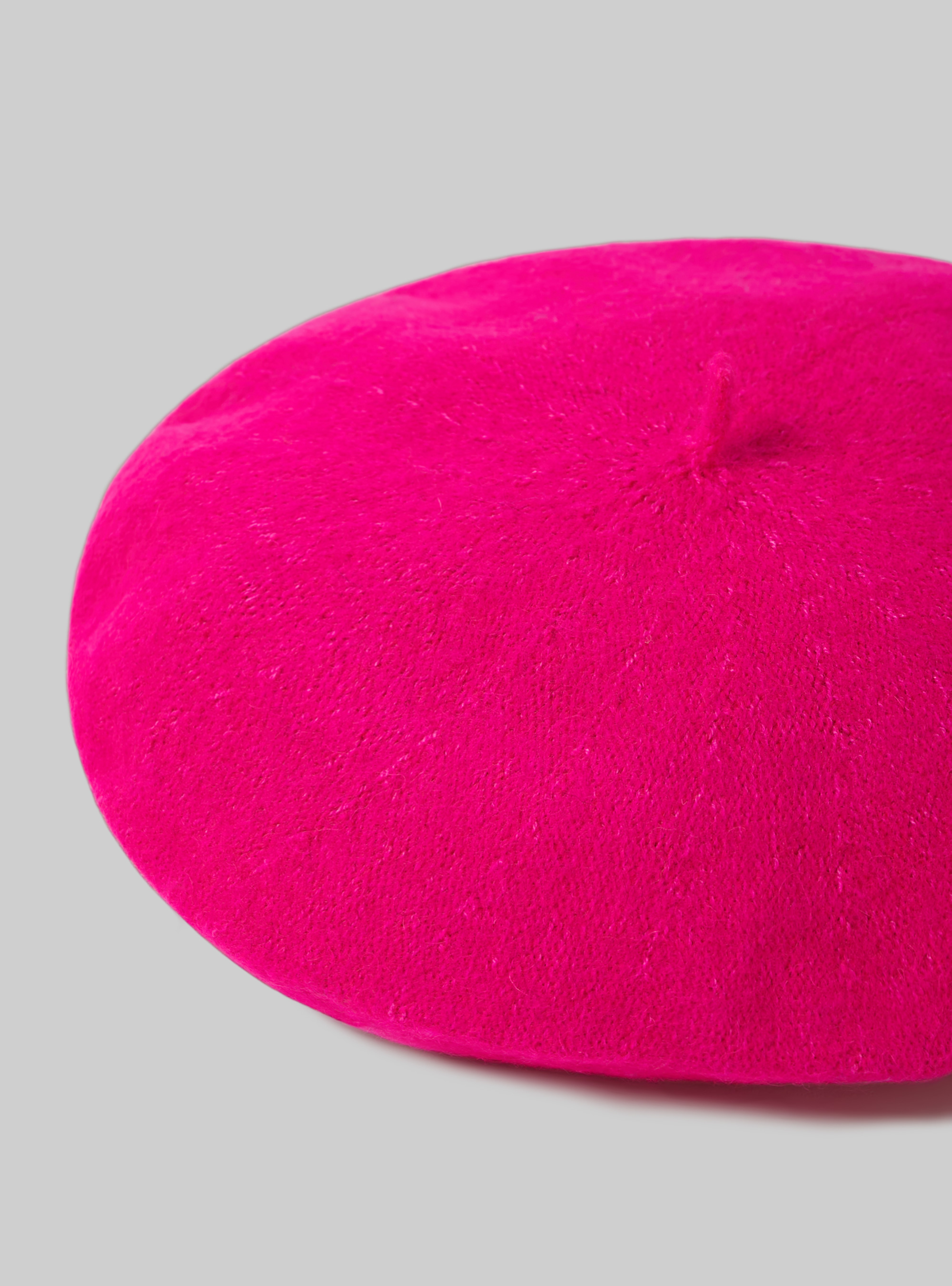 Baskenmutze aus einer Wollmischung, FX1 FUXIA DARK