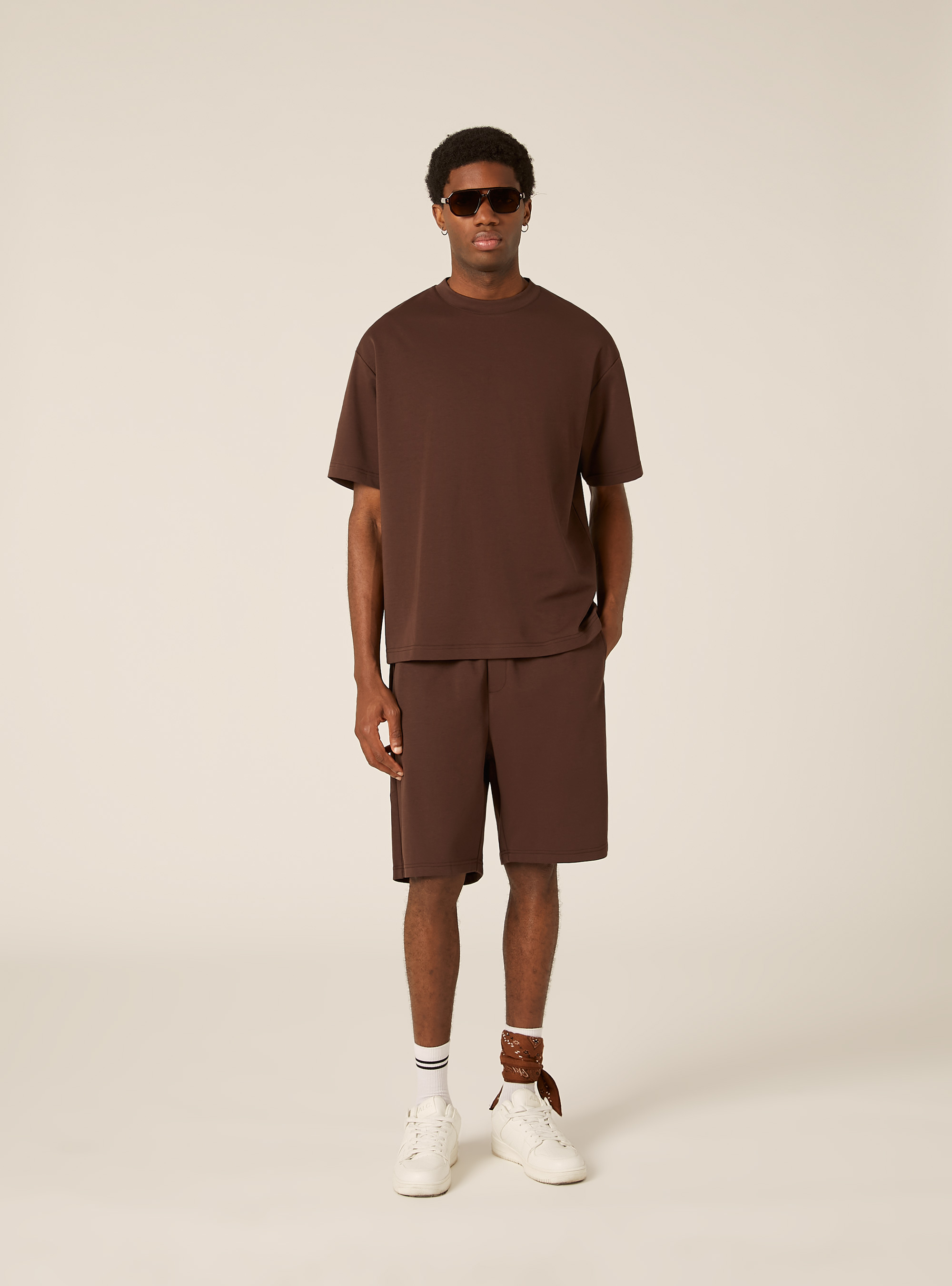 AIRes jersey T-shirt, BR1 BROWN DARK