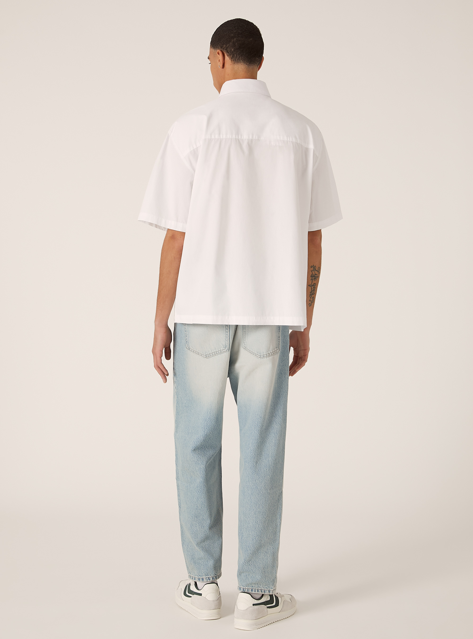 Chemise à manches courtes, coupe étroite, WH1 OFF WHITE
