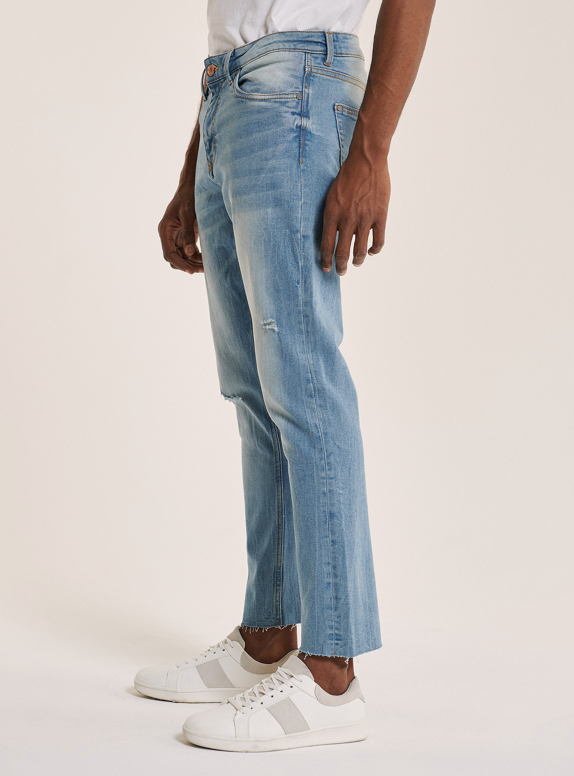 Jeans slim fit coupe vive, C272 BLUE