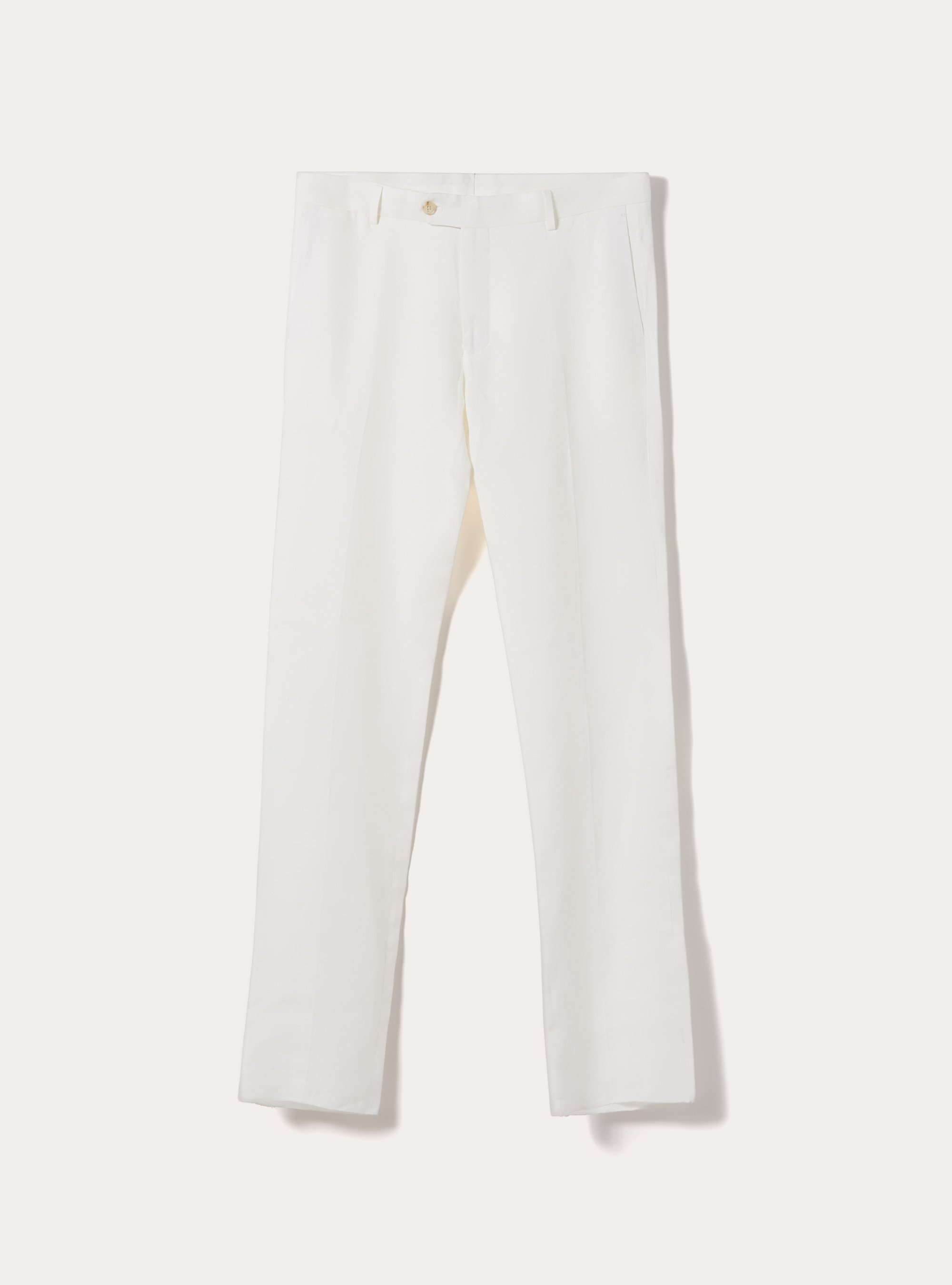 Pantaloni in lino, WH1 OFF WHITE