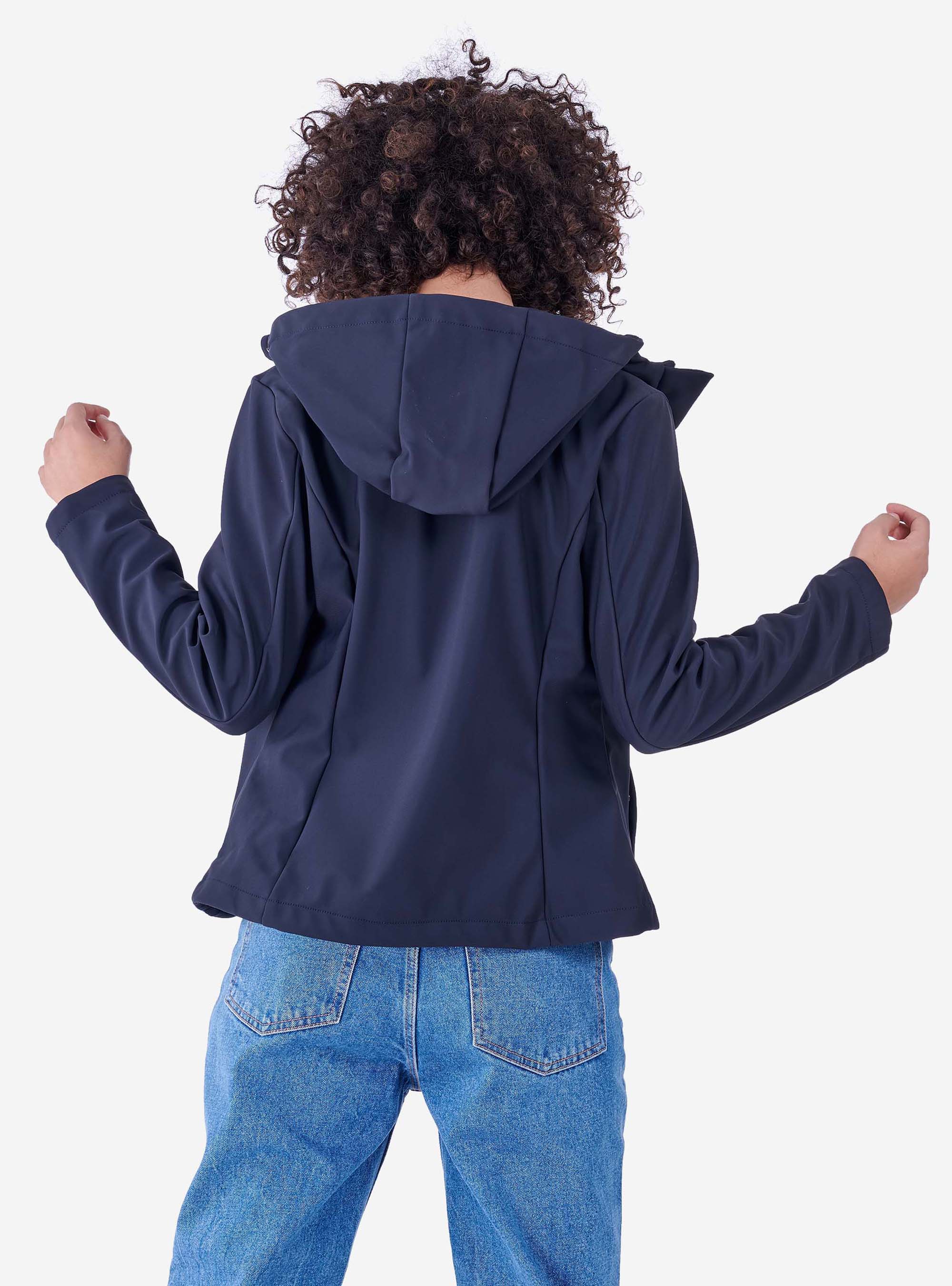 SHORT PADDED JACKET, C218 BLUE NAVY