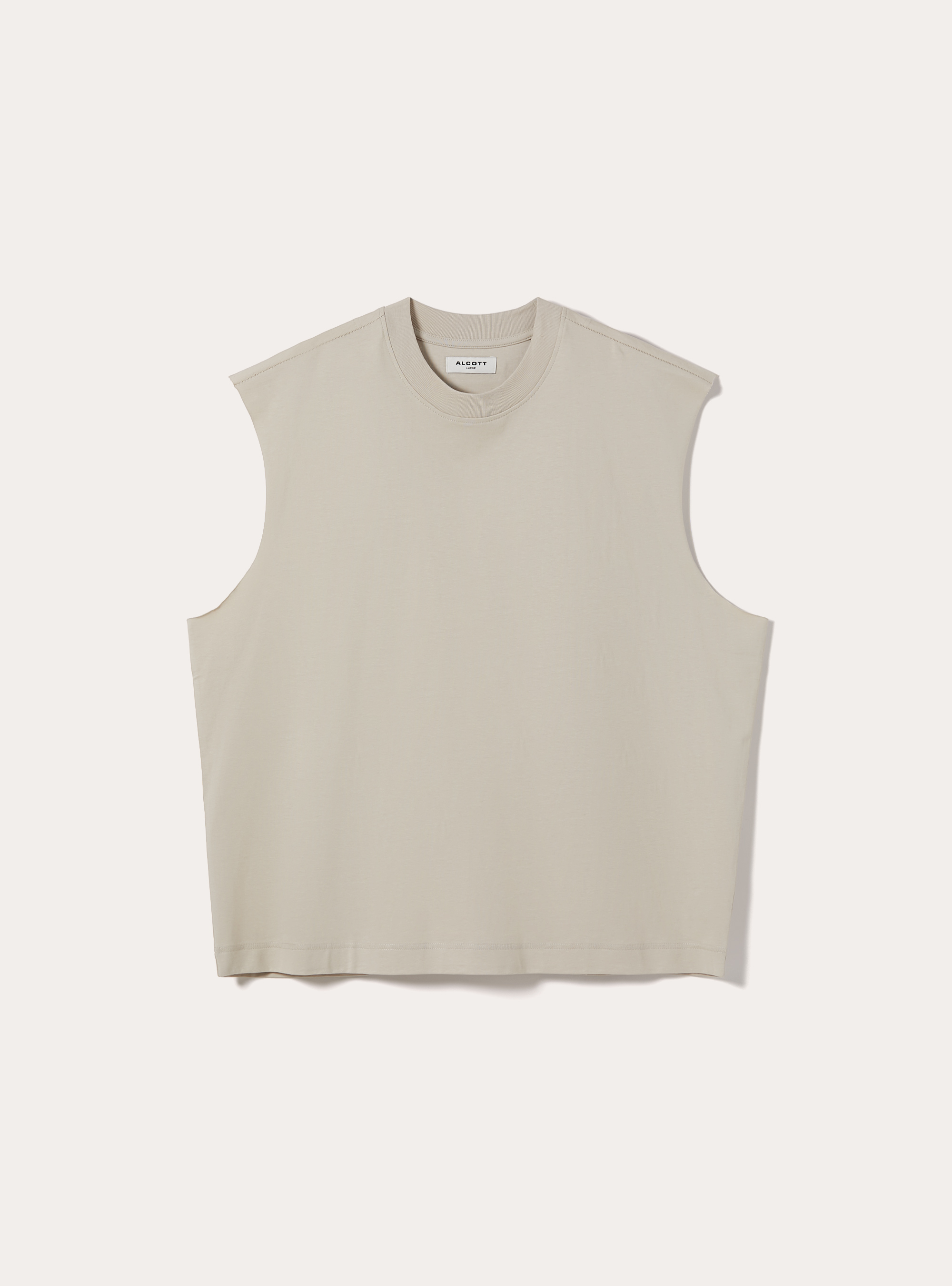 Tanktop in Boxy-Fit, BG3 BEIGE LIGHT