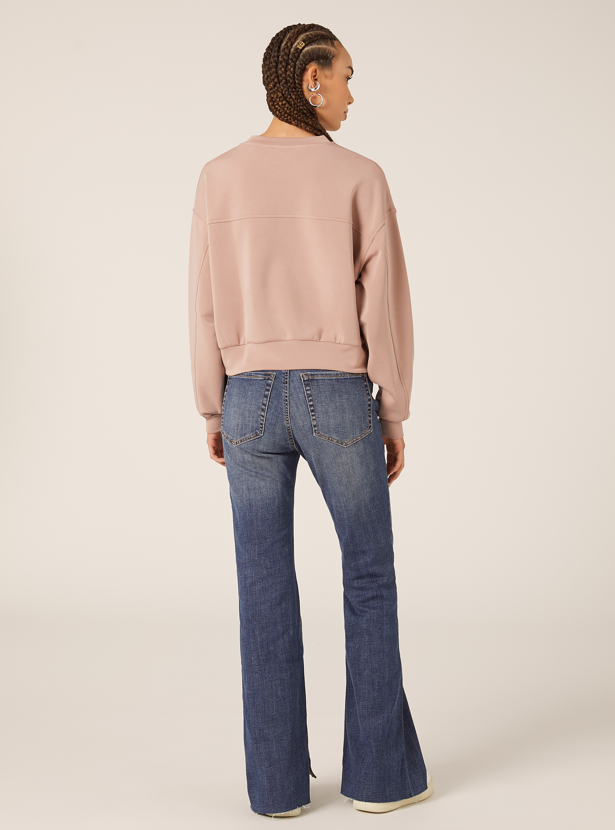 Soft touch sweatshirt, PK2 PINK MEDIUM