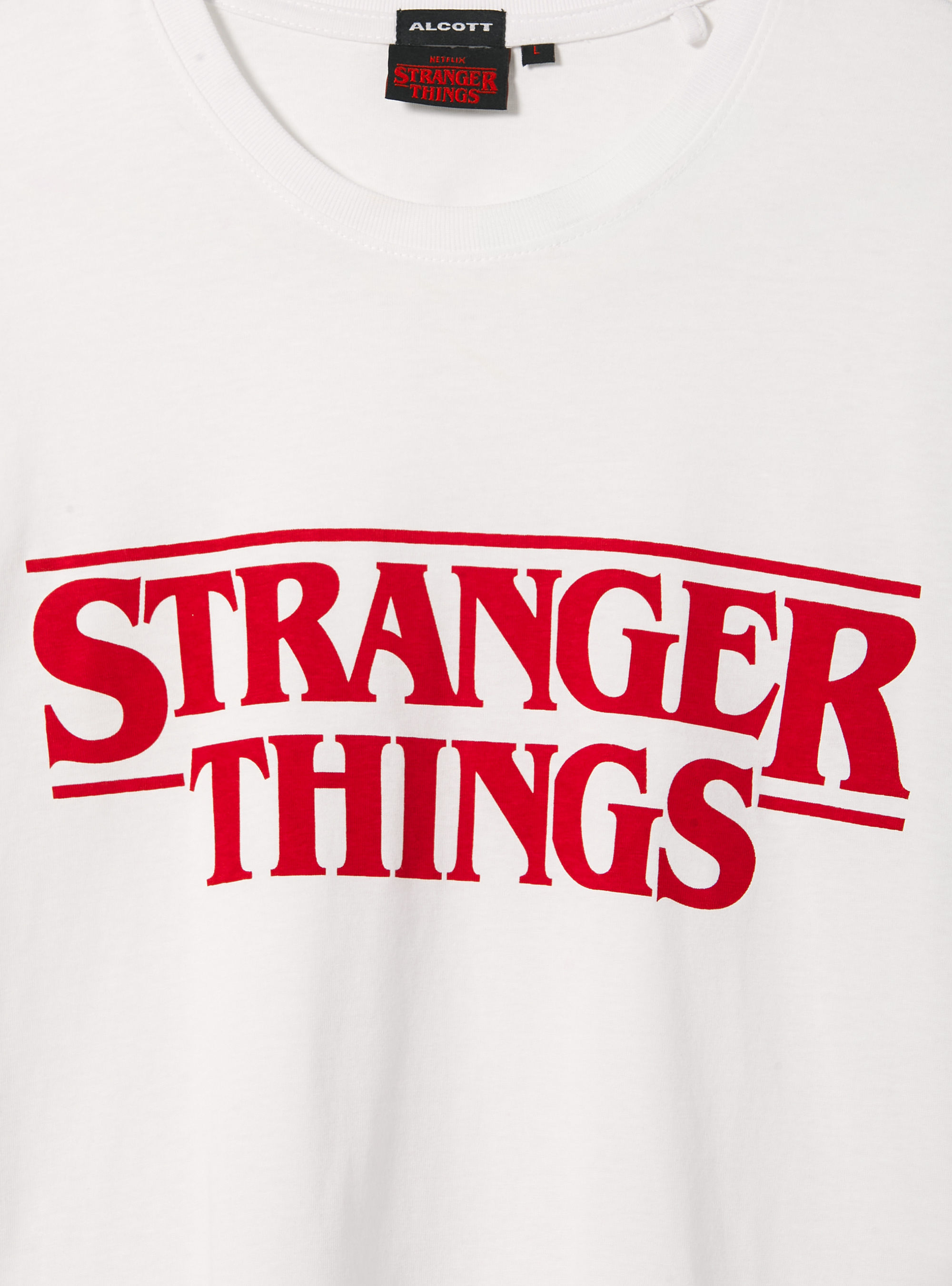 Maglietta Stranger Things / Alcott, WH3 WHITE