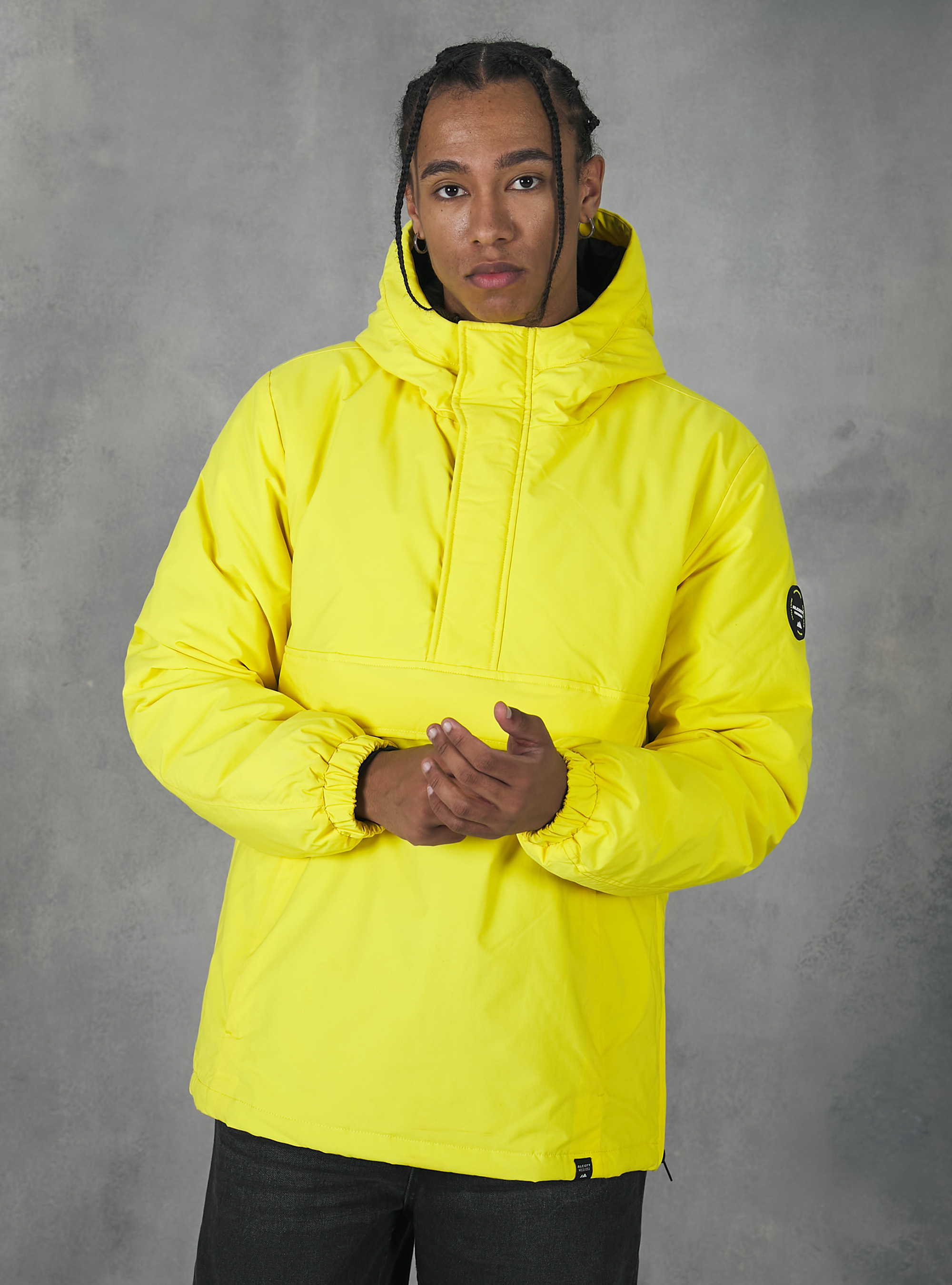 Yellow anorak jacket sale