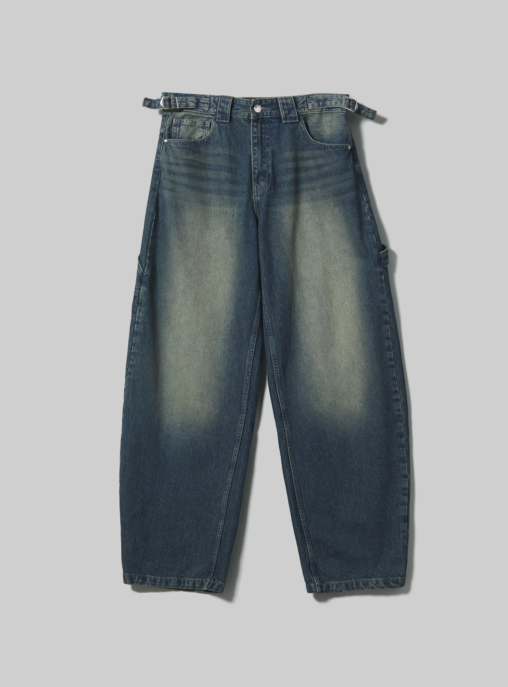 【DEARMINE】Carpenter Contrast Wide Denim ic_fluent_arrow_enter_24_filled