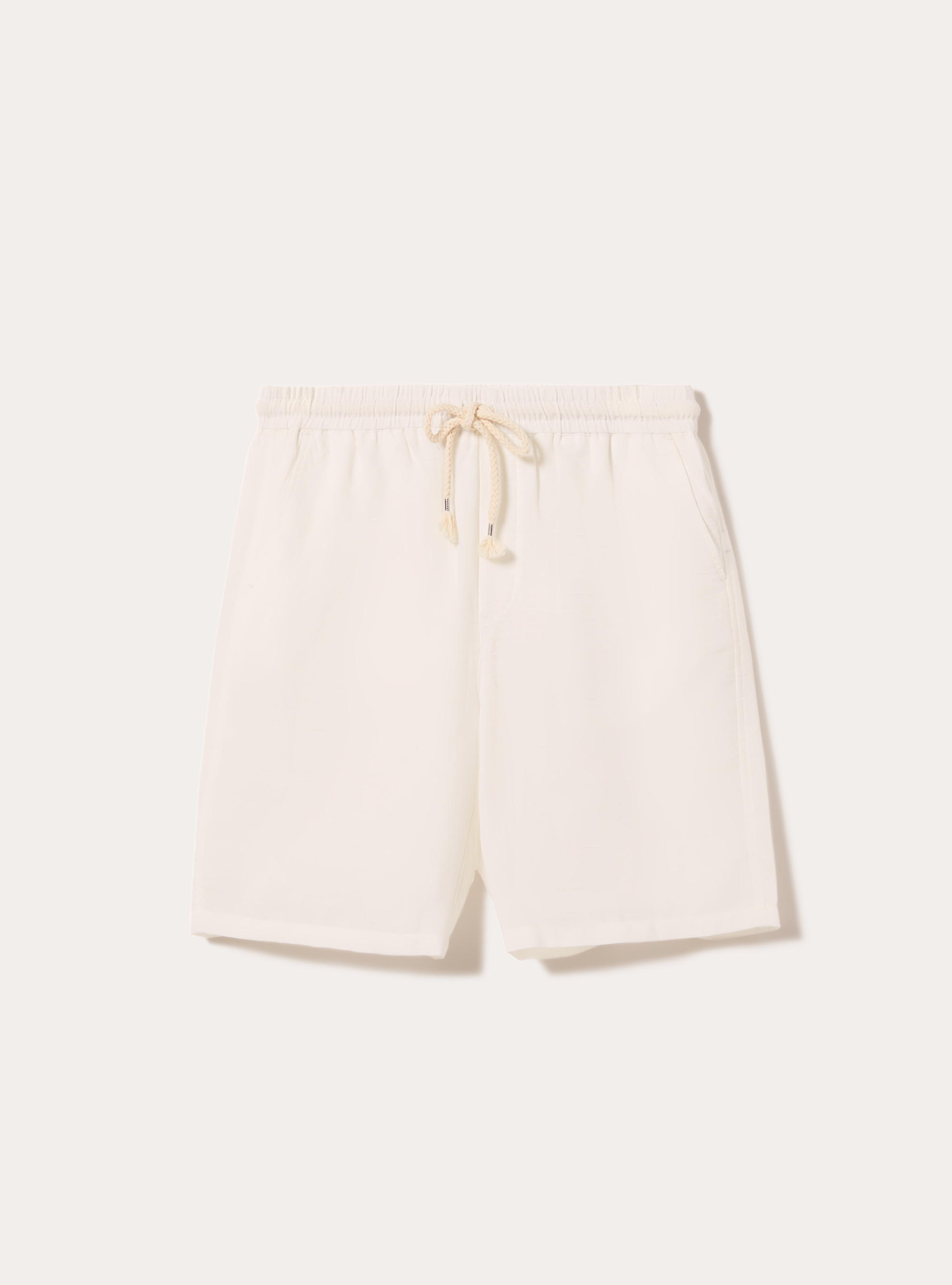 Bermuda ligera con cintura el&aacute;stica, WH2 WHITE