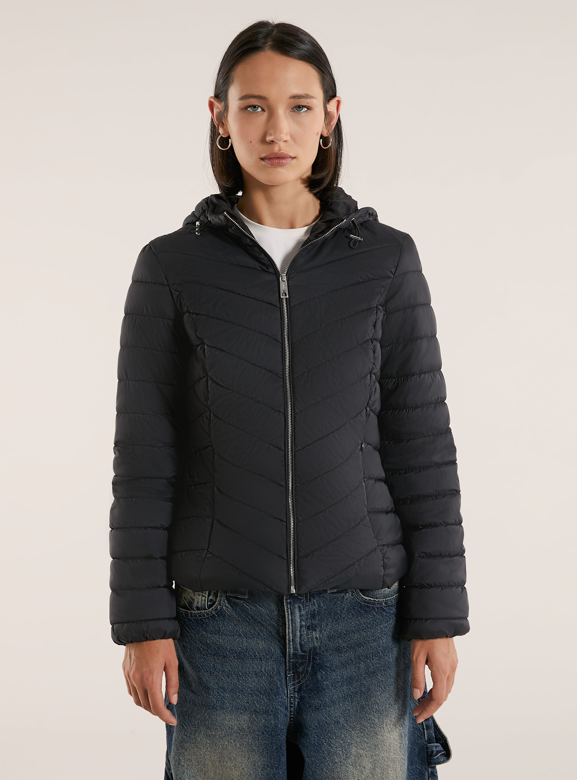 Jacket with recycled padding, BK1 BLACK