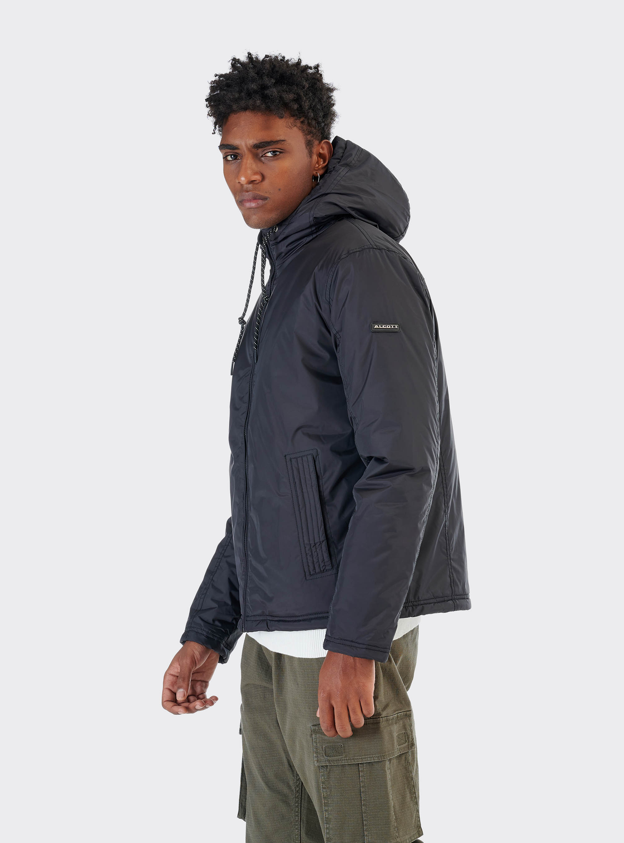 Padded jacket, C101 BLACK